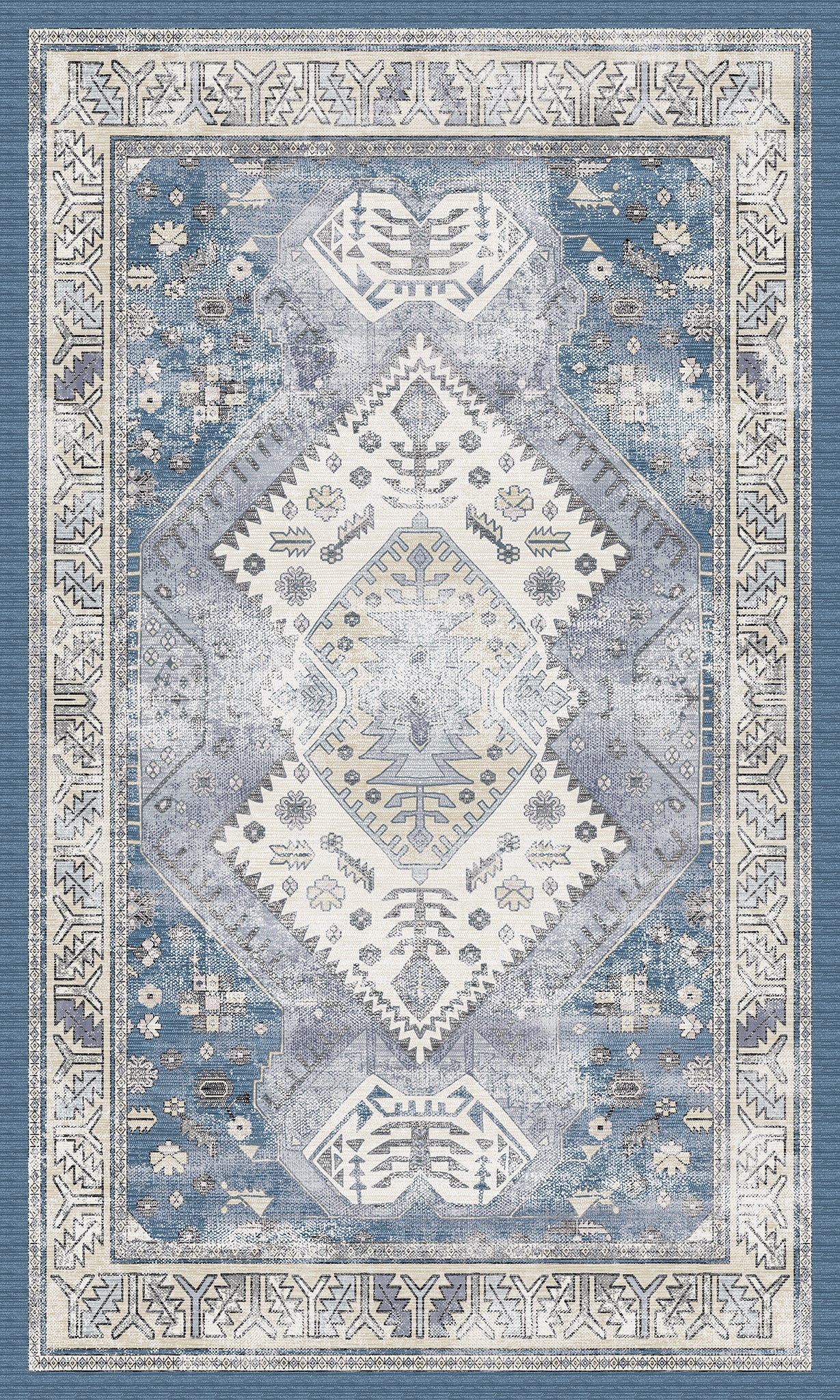 Isla Ornamental Medallion Rug