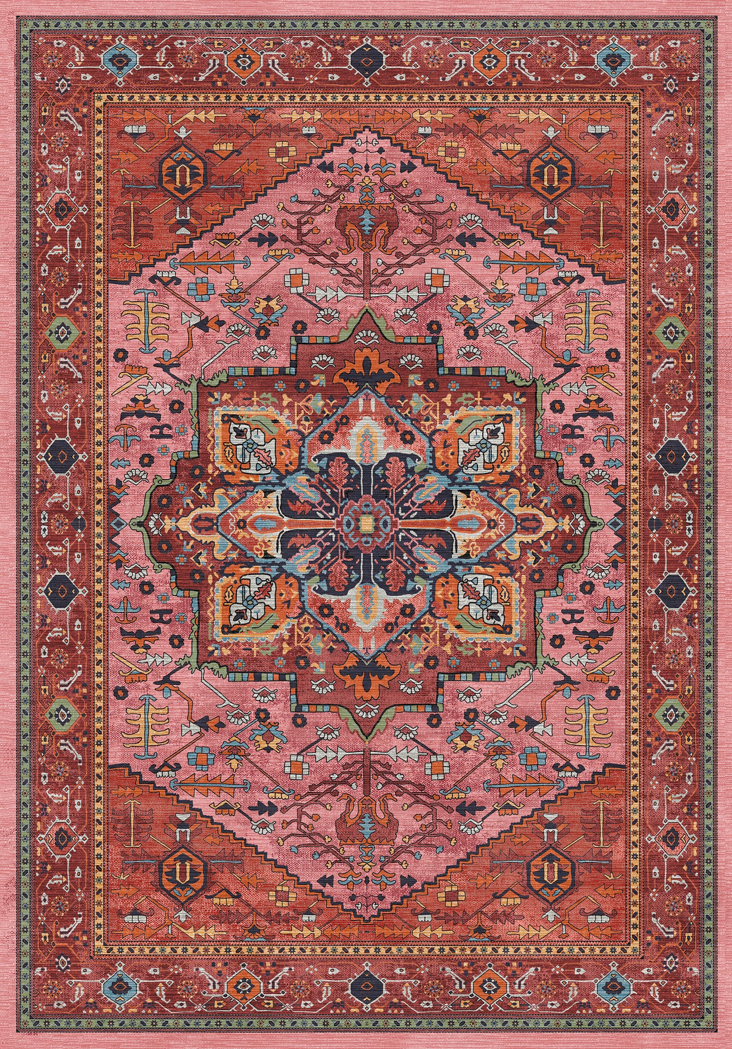 Elara Ornamental Medallion Rug