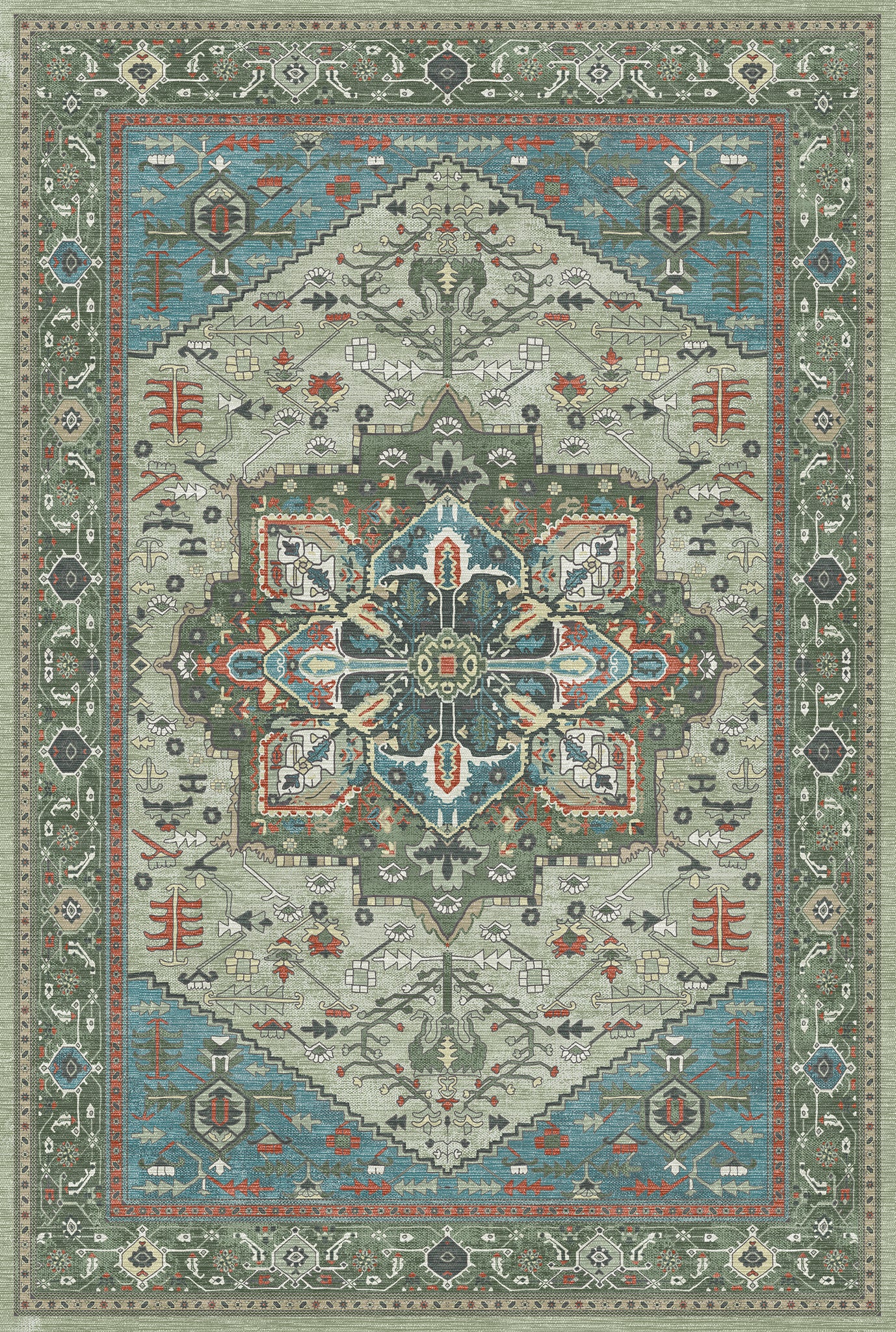 Elara Ornamental Medallion Rug