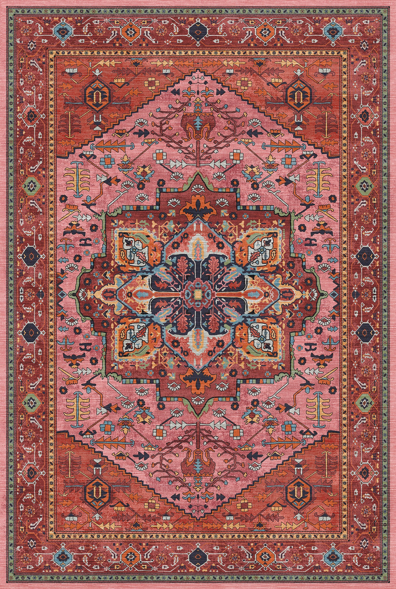 Elara Ornamental Medallion Rug