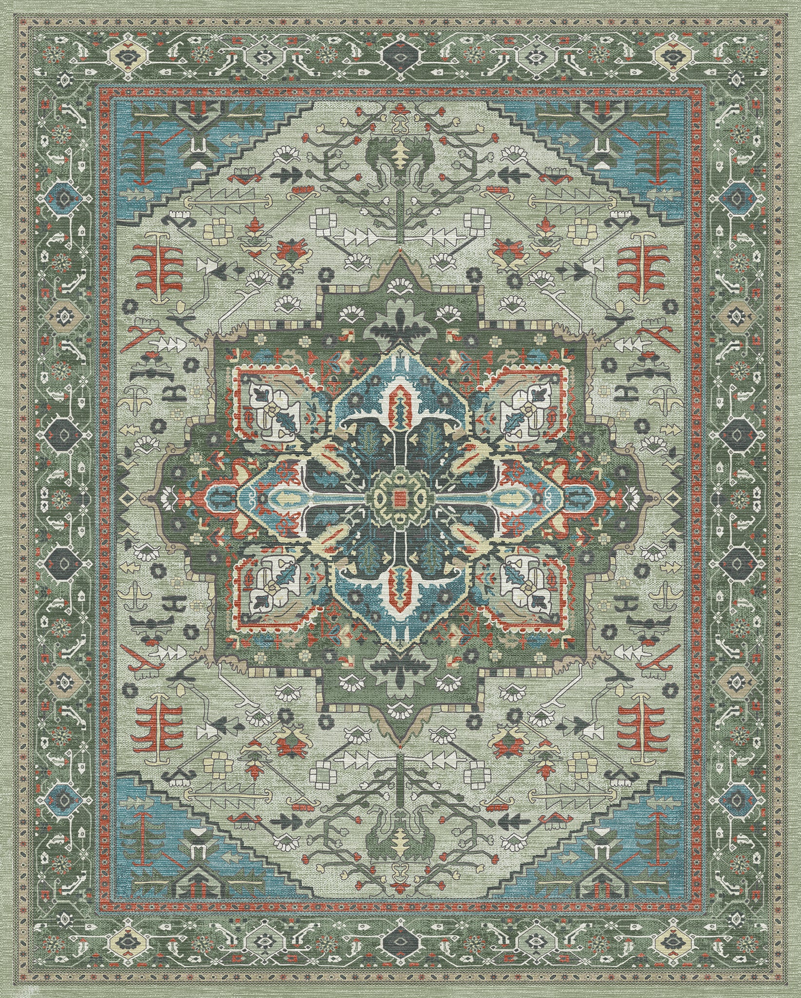 Elara Ornamental Medallion Rug