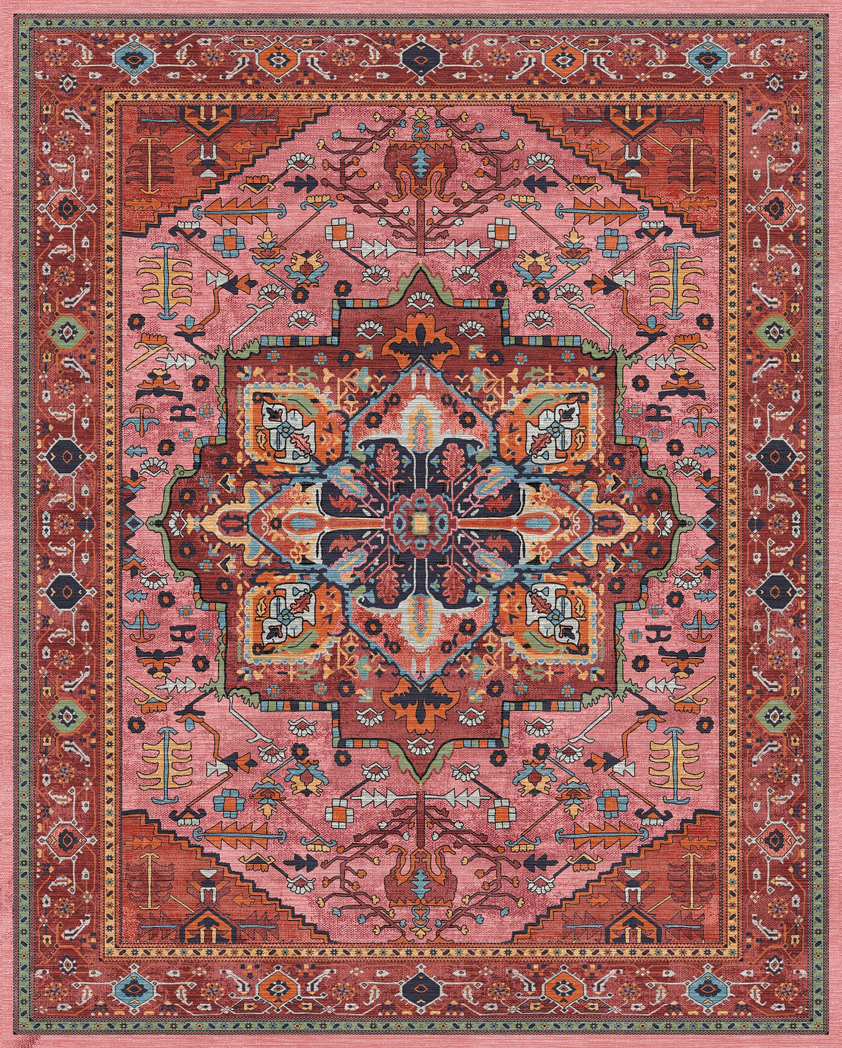 Elara Ornamental Medallion Rug