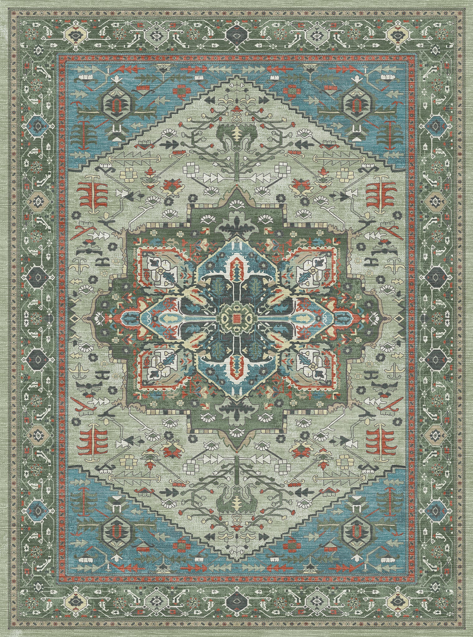 Elara Ornamental Medallion Rug