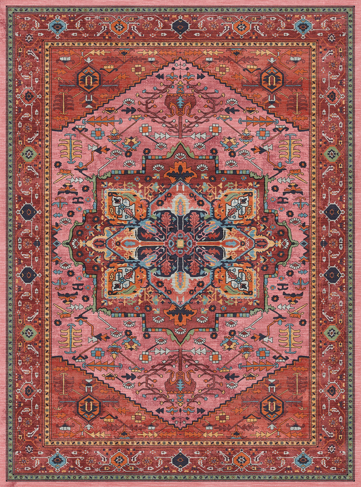 Elara Ornamental Medallion Rug