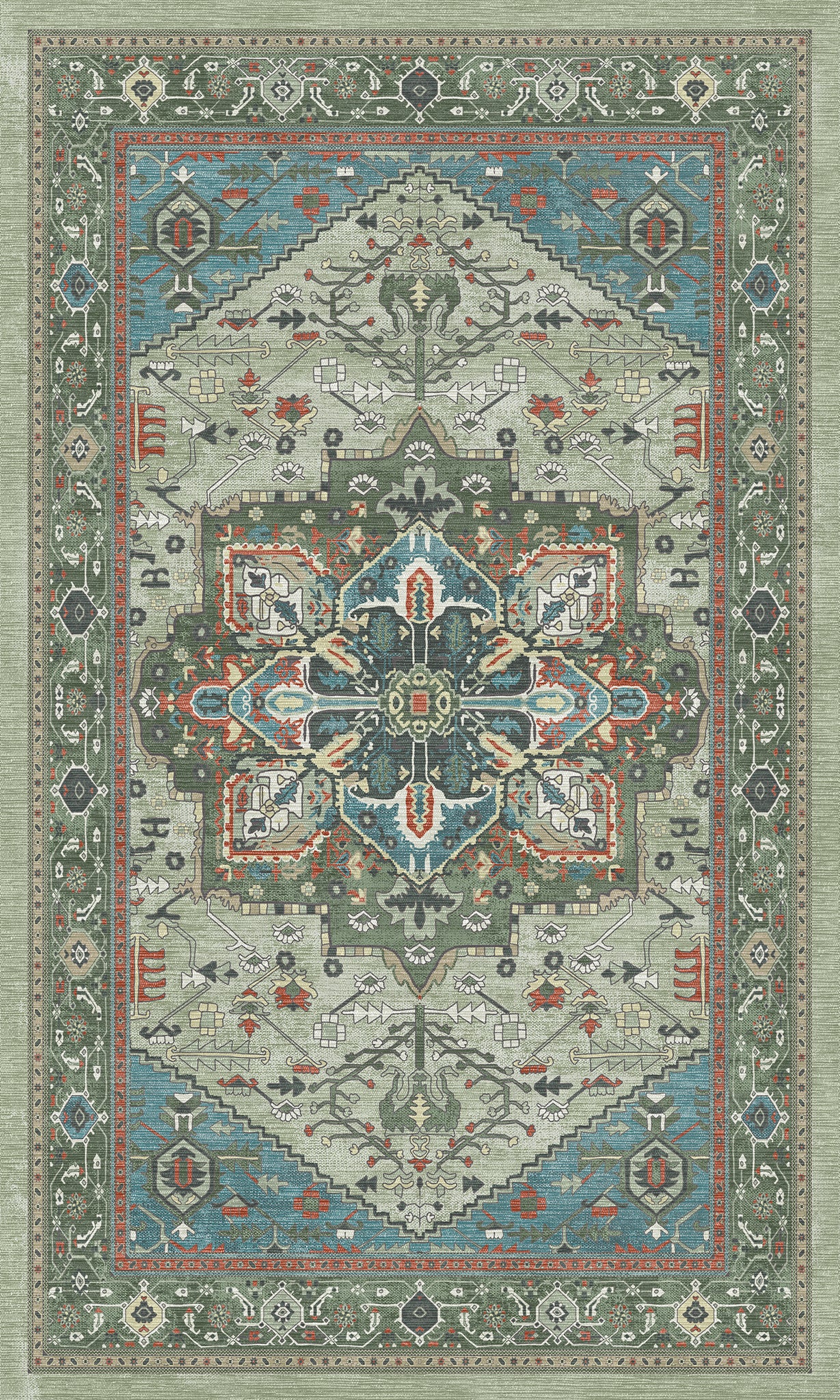 Elara Ornamental Medallion Rug