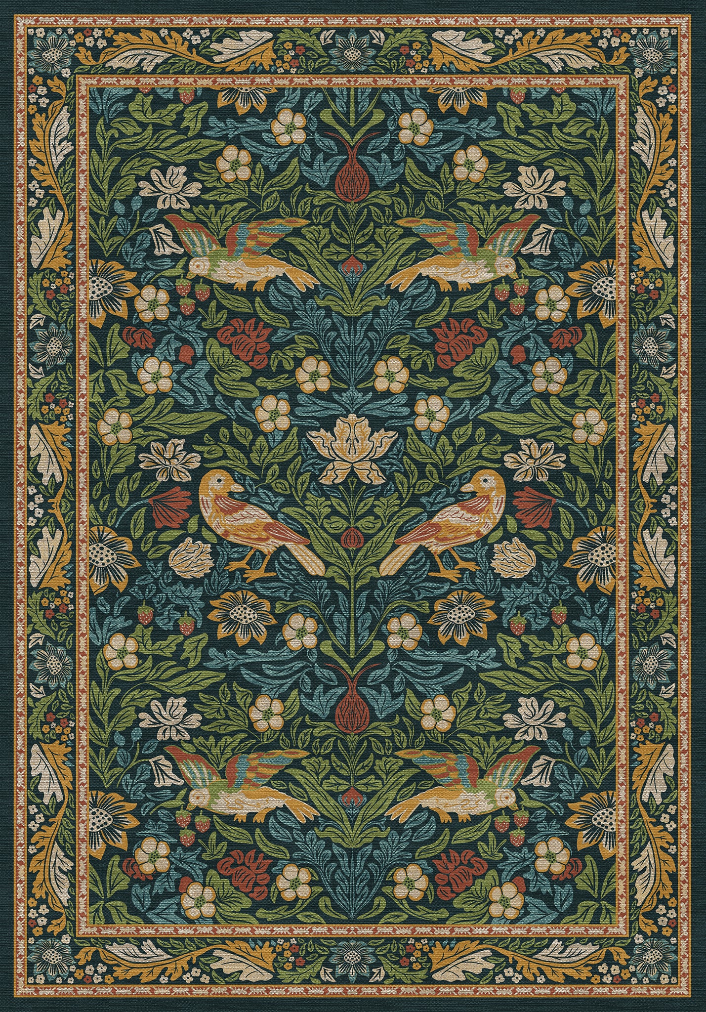 Ophelia Διακοσμητικό Floral χαλί