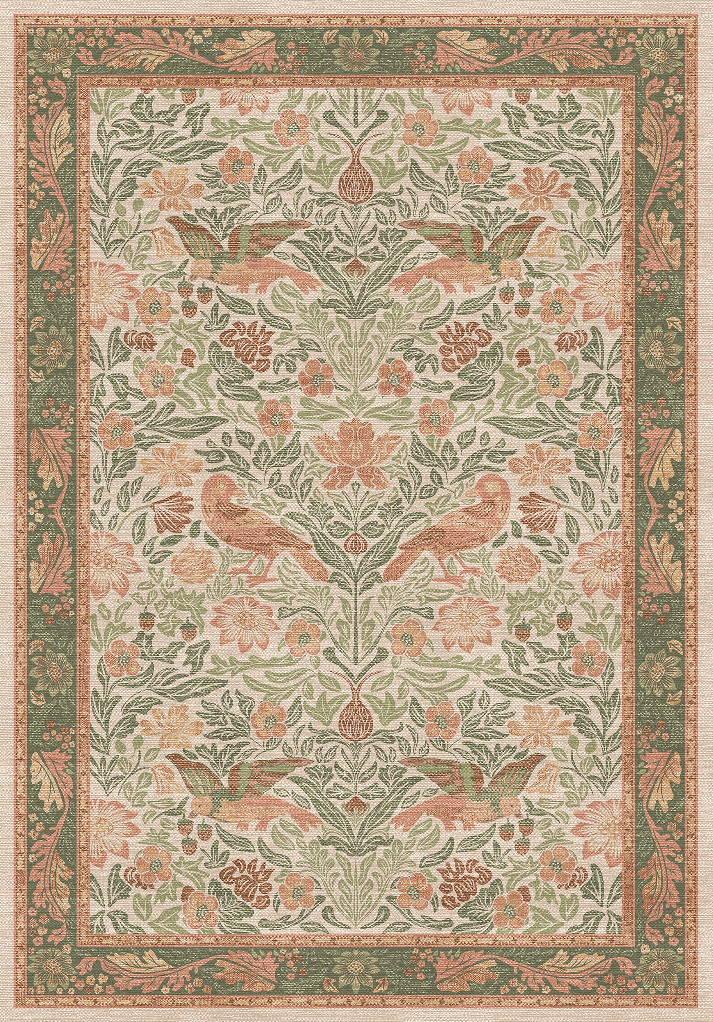 Ophelia Ornamental Floral Rug