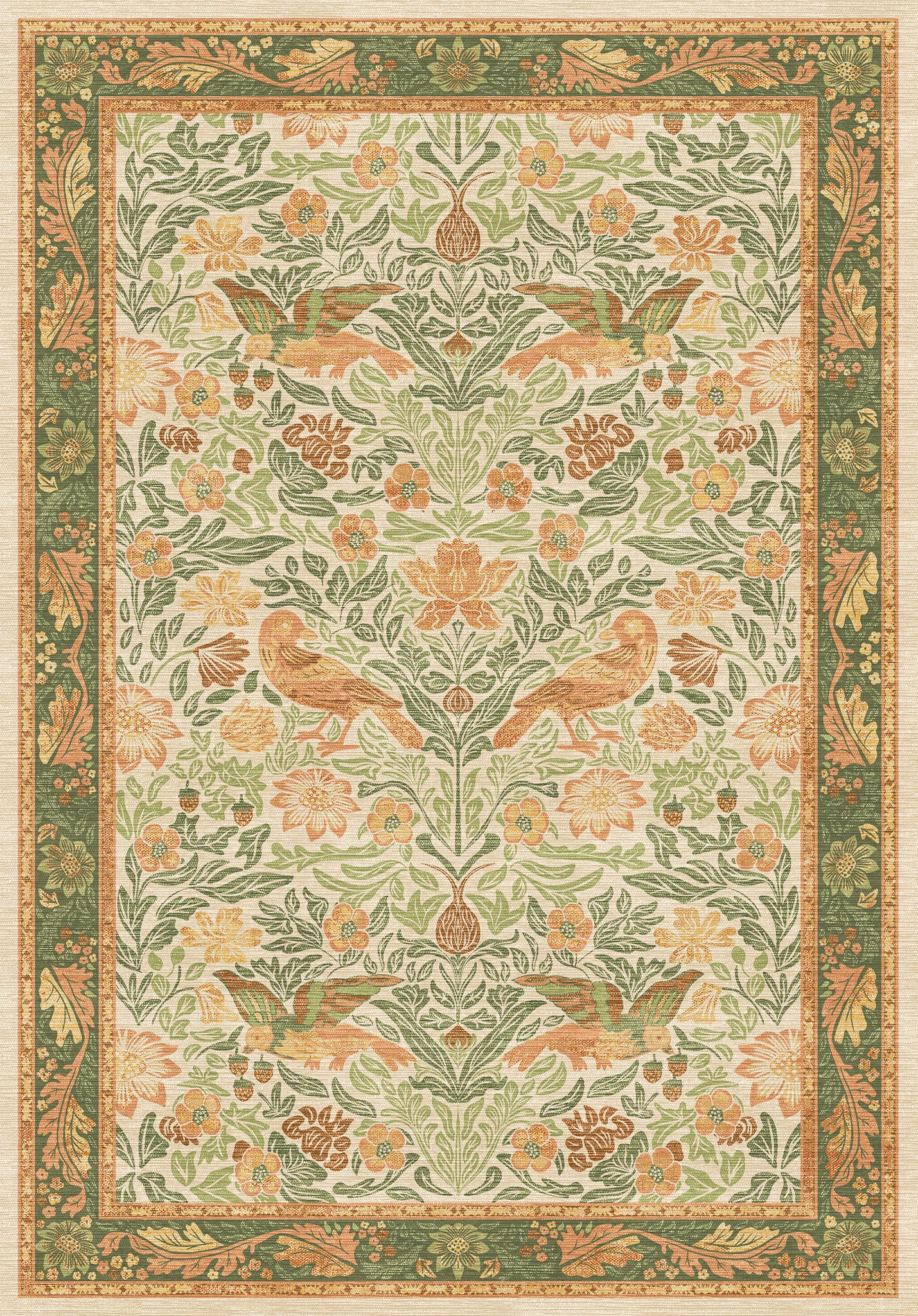 Ophelia Alfombra Ornamental Floral