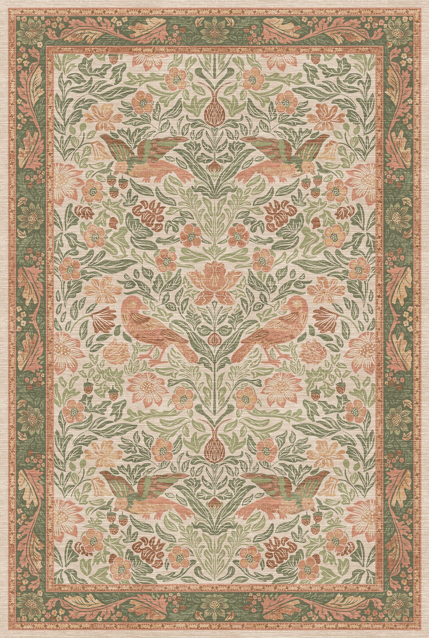 Ophelia Ornamental Floral Rug