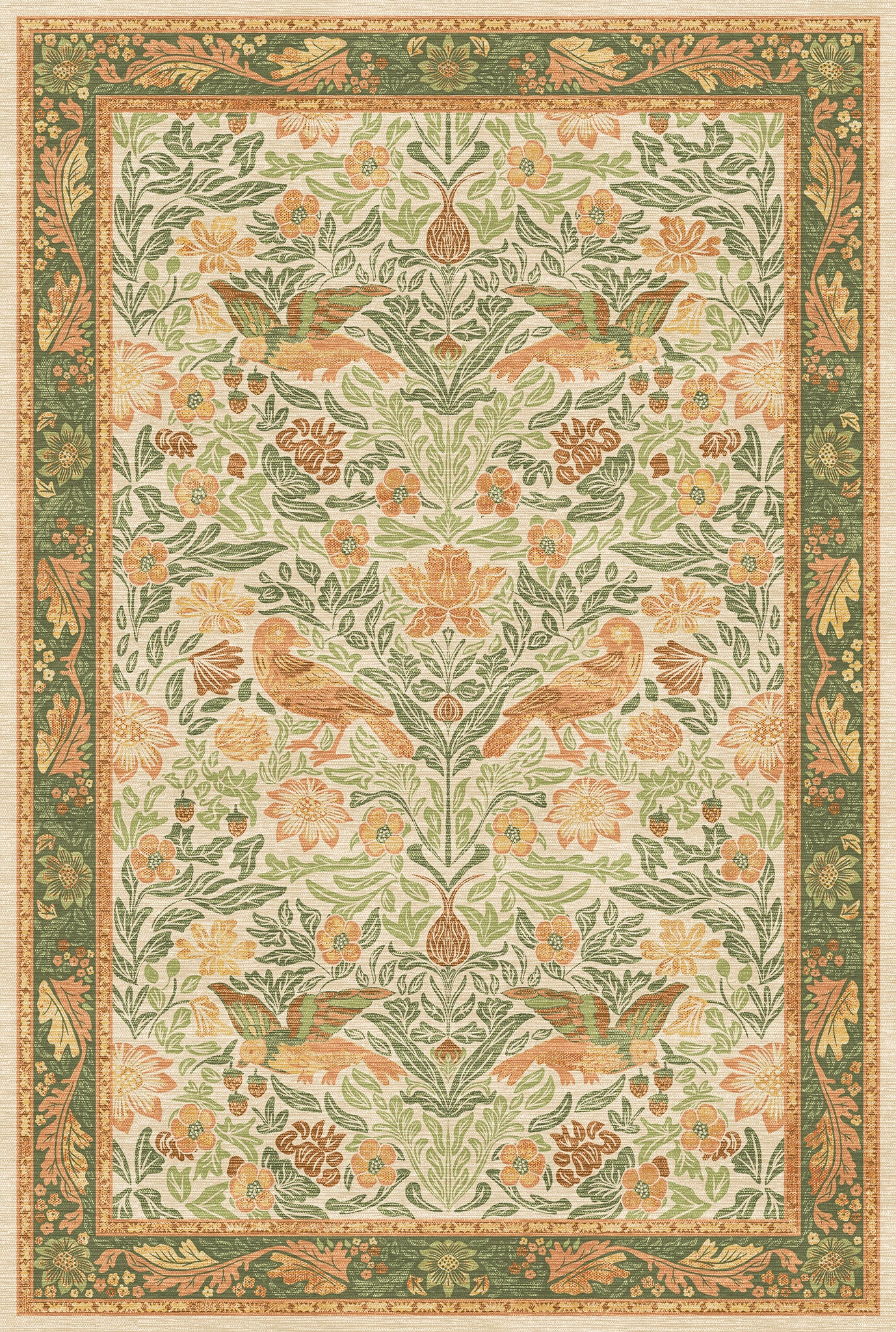 Ophelia Alfombra Ornamental Floral