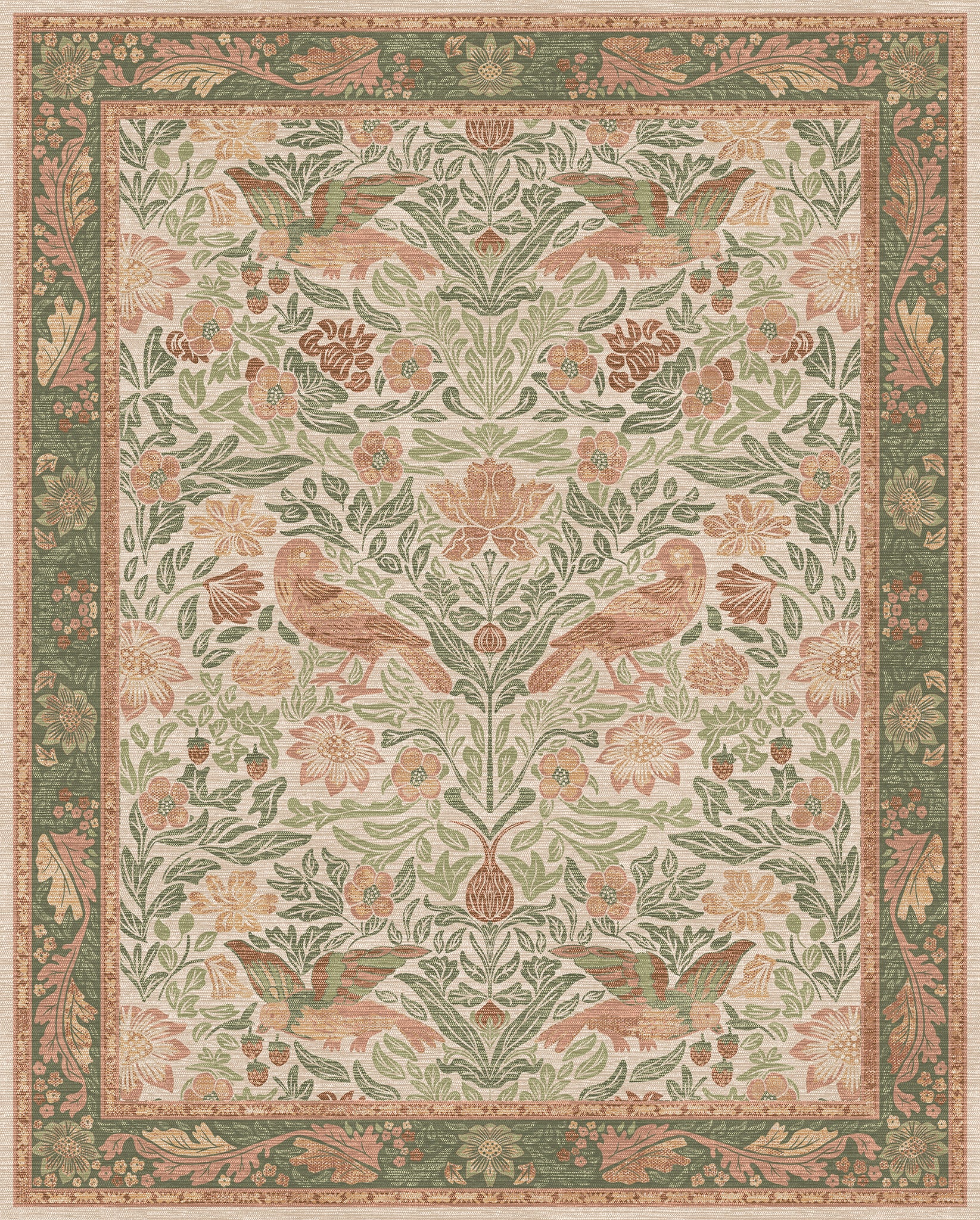 Ophelia Ornamental Floral Rug