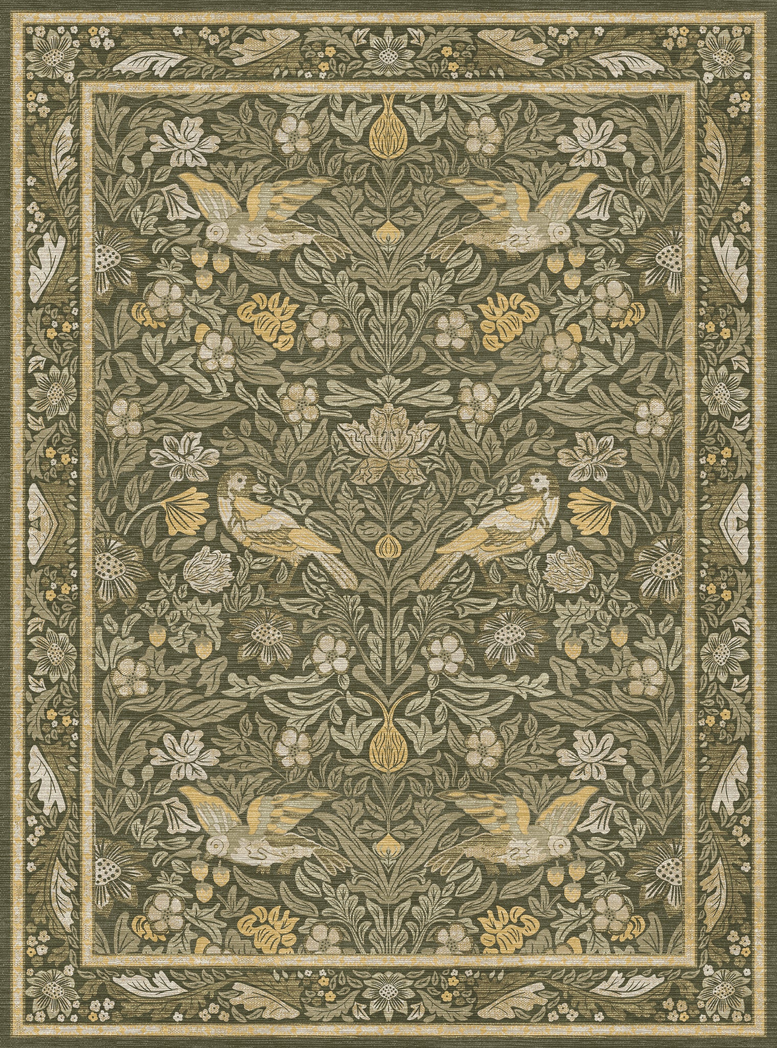 Ophelia Alfombra Ornamental Floral