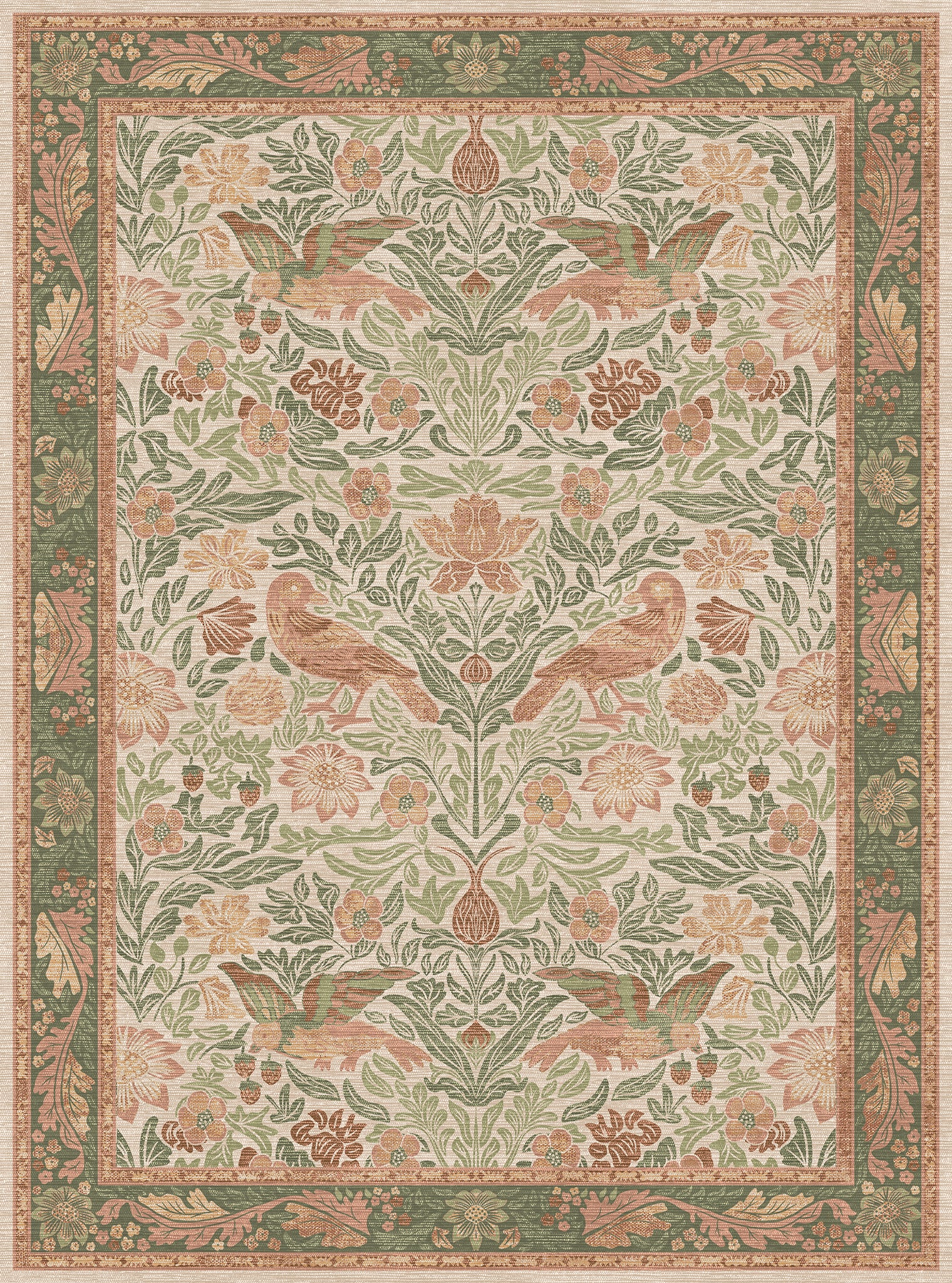 Ophelia Ornamental Floral Rug