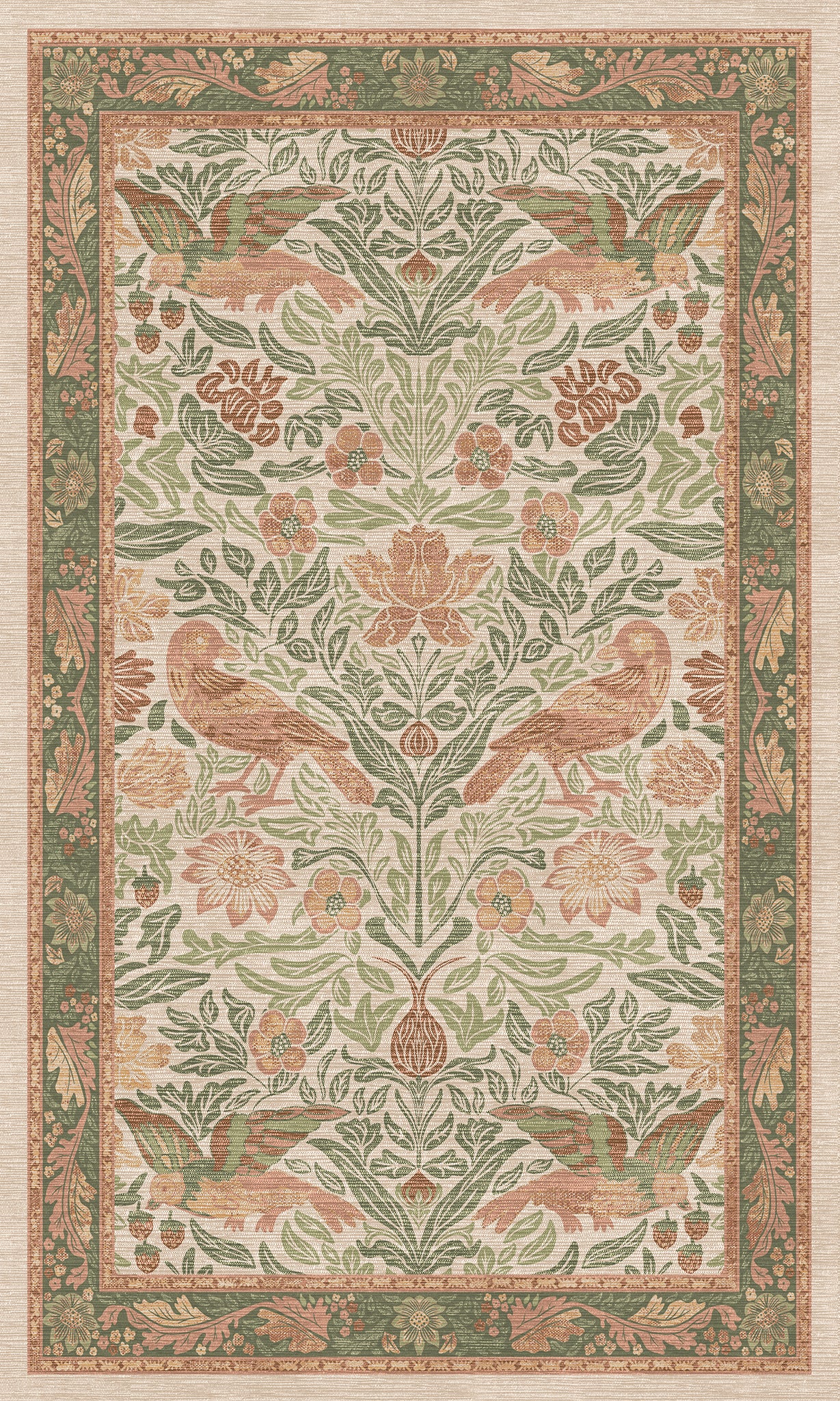 Ophelia Ornamental Floral Rug