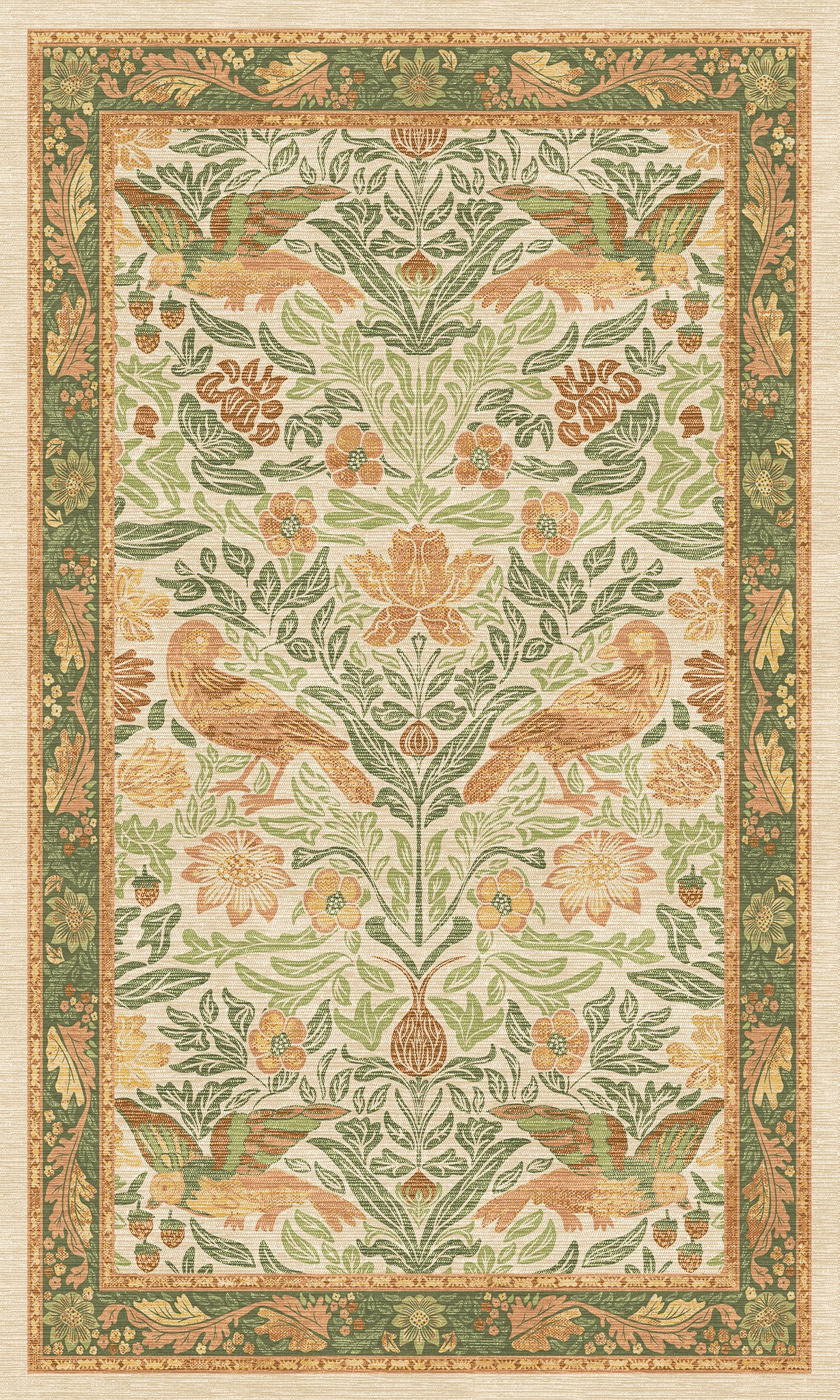 Ophelia Alfombra Ornamental Floral