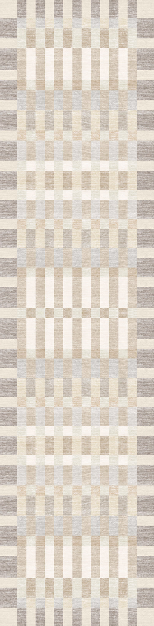 Emery Geometric Checkered Rug