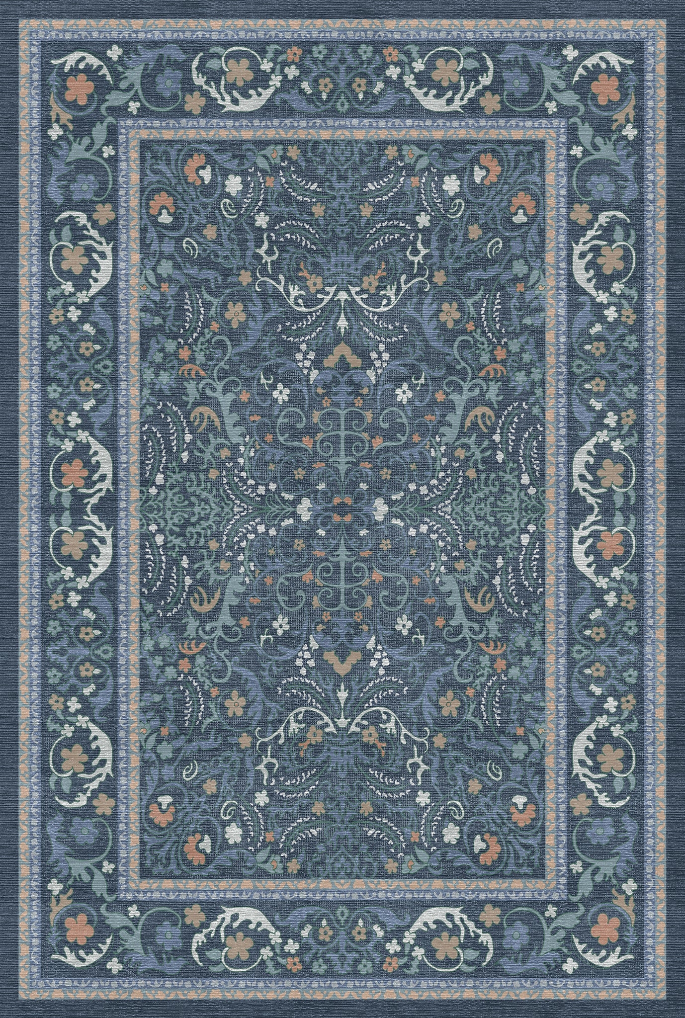 Helena Ornamental Floral Rug