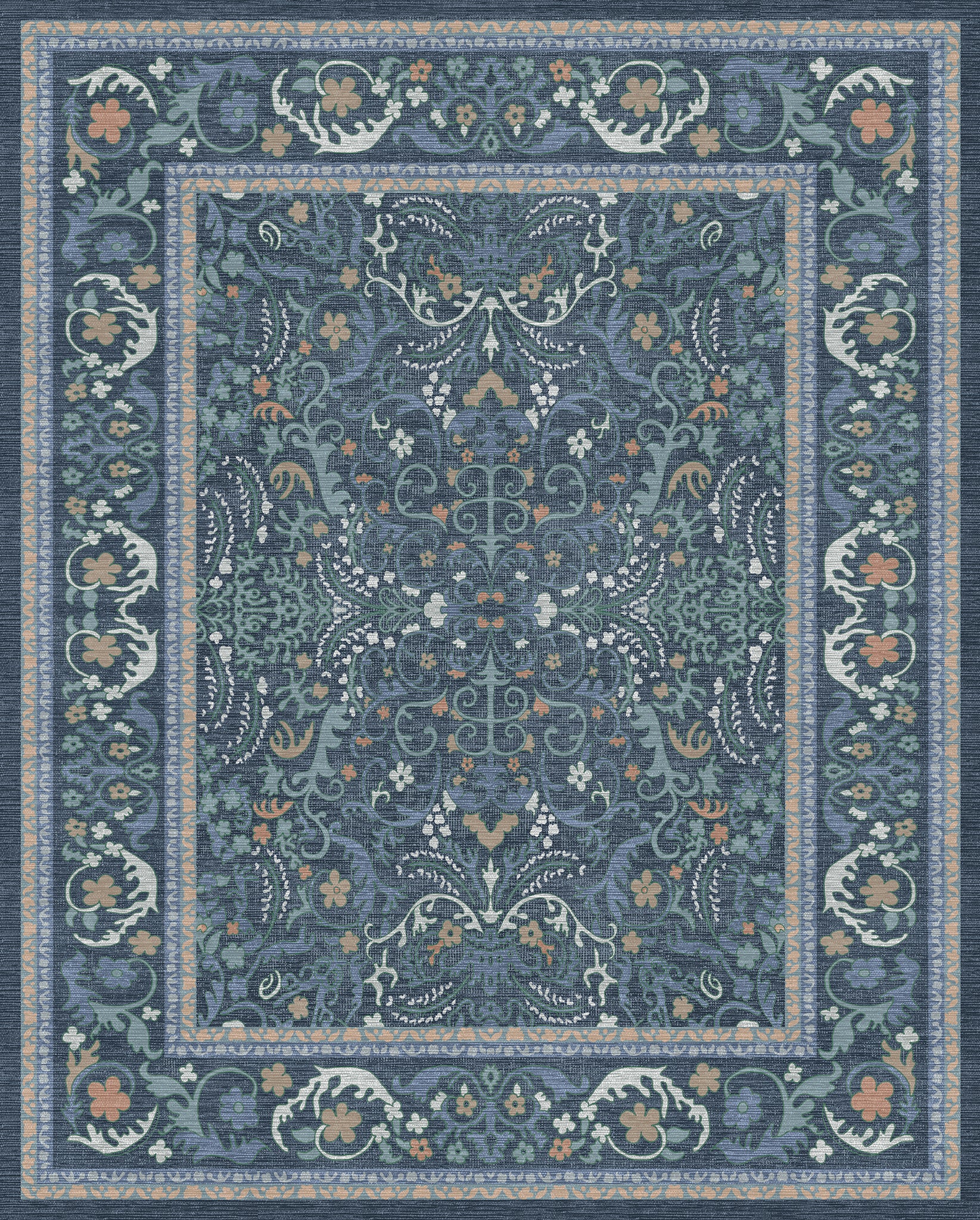 Helena Ornamental Floral Rug