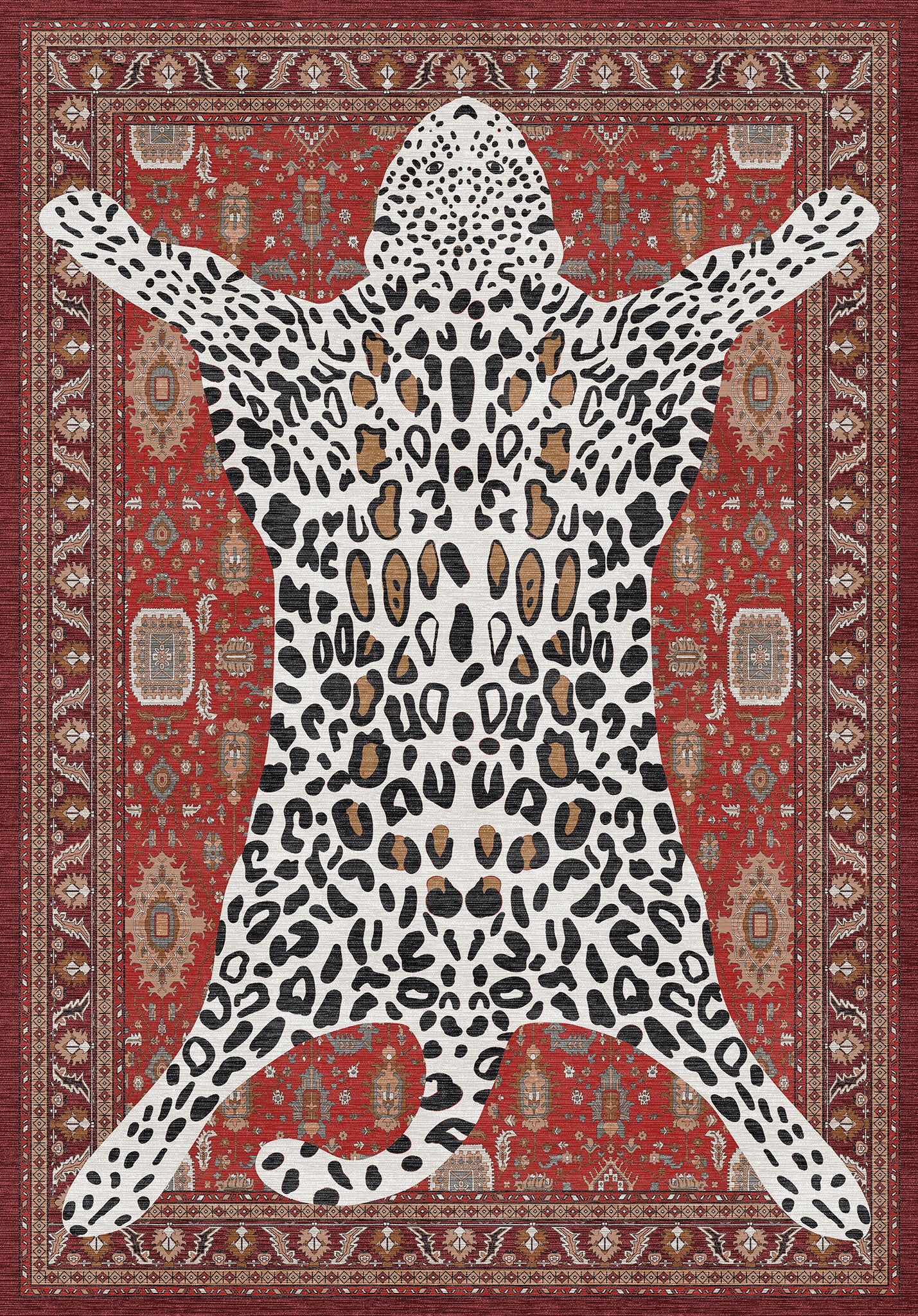 Zev Leopard Animal Print Rug