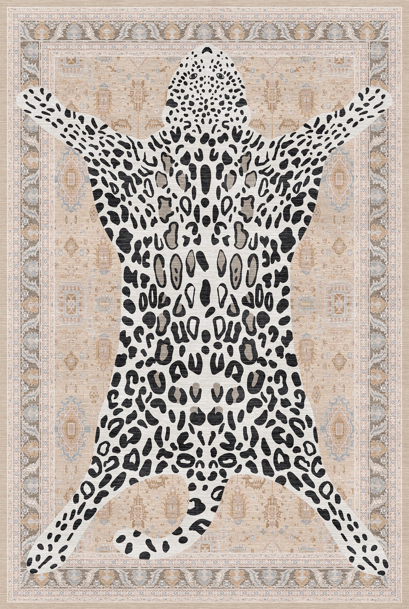 Zev Leopard Animal Print Rug