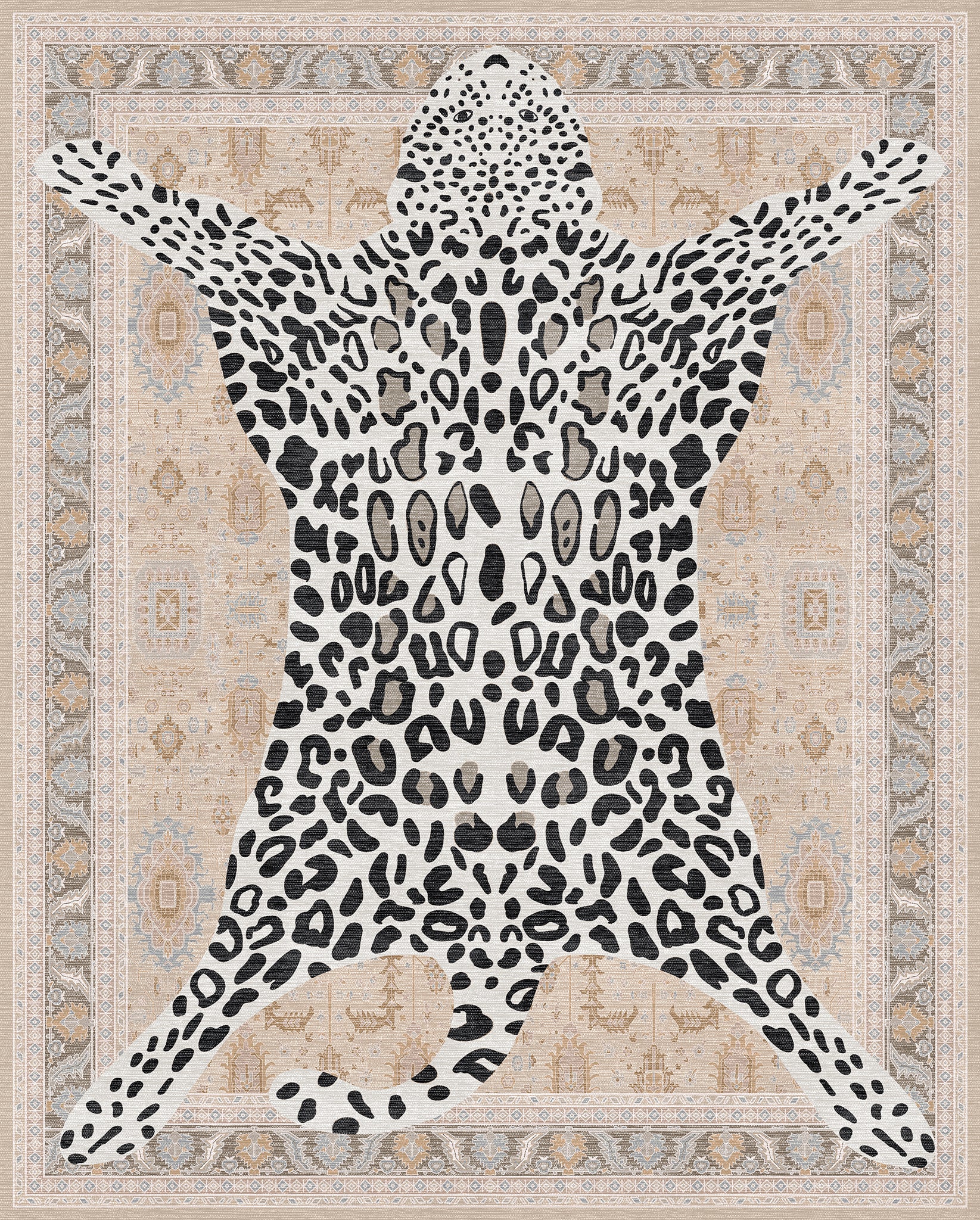 Zev Leopard Animal Print Rug