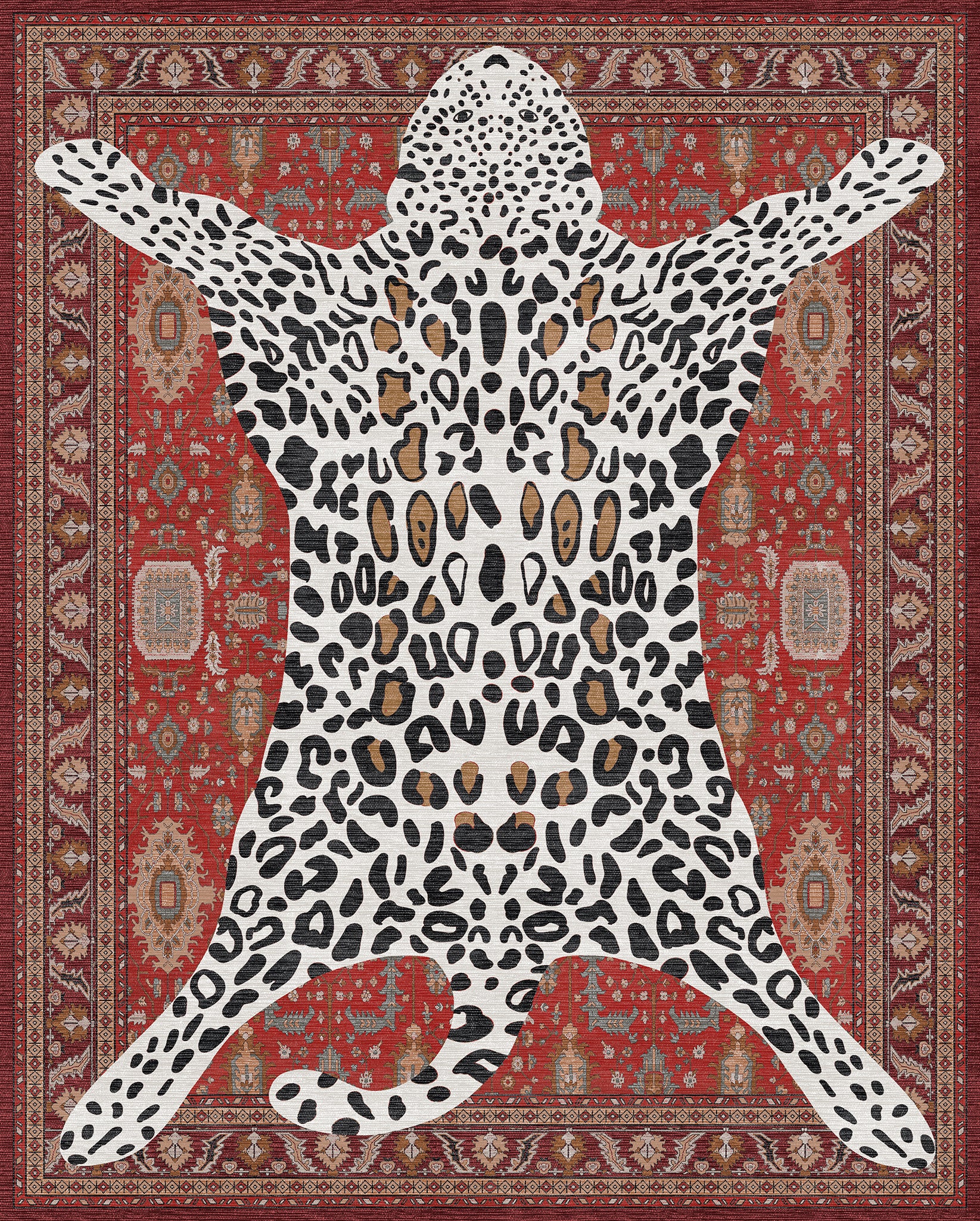 Zev Leopard Animal Print Rug