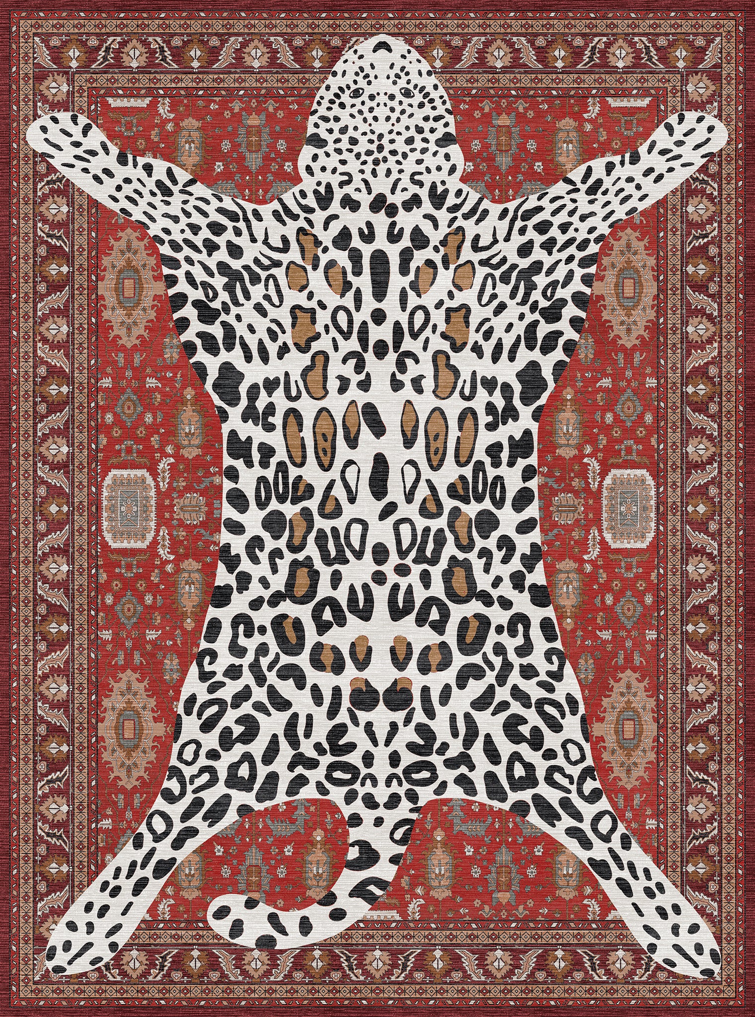 Zev Leopard Animal Print Rug