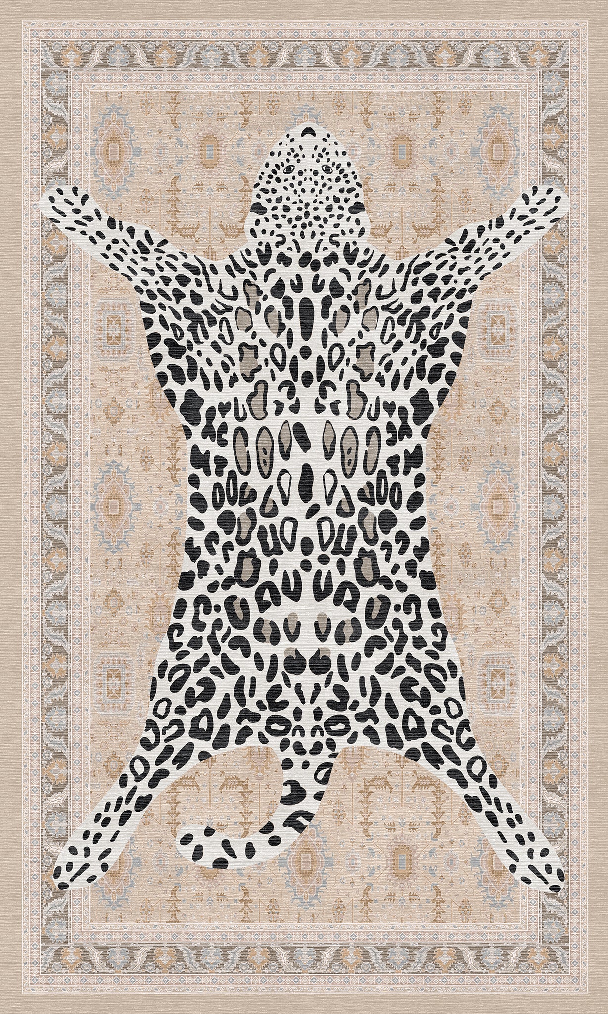 Zev Leopard Animal Print Rug