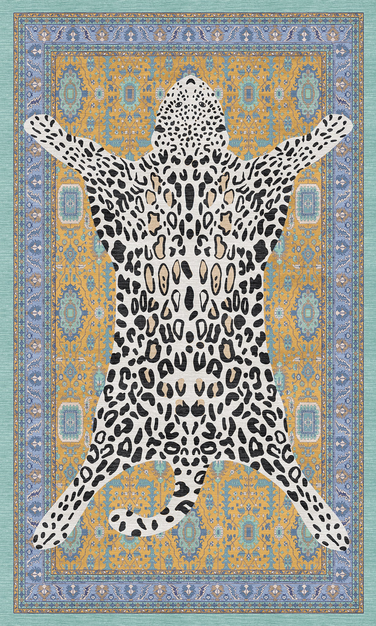 Zev Leopard Animal Print Rug