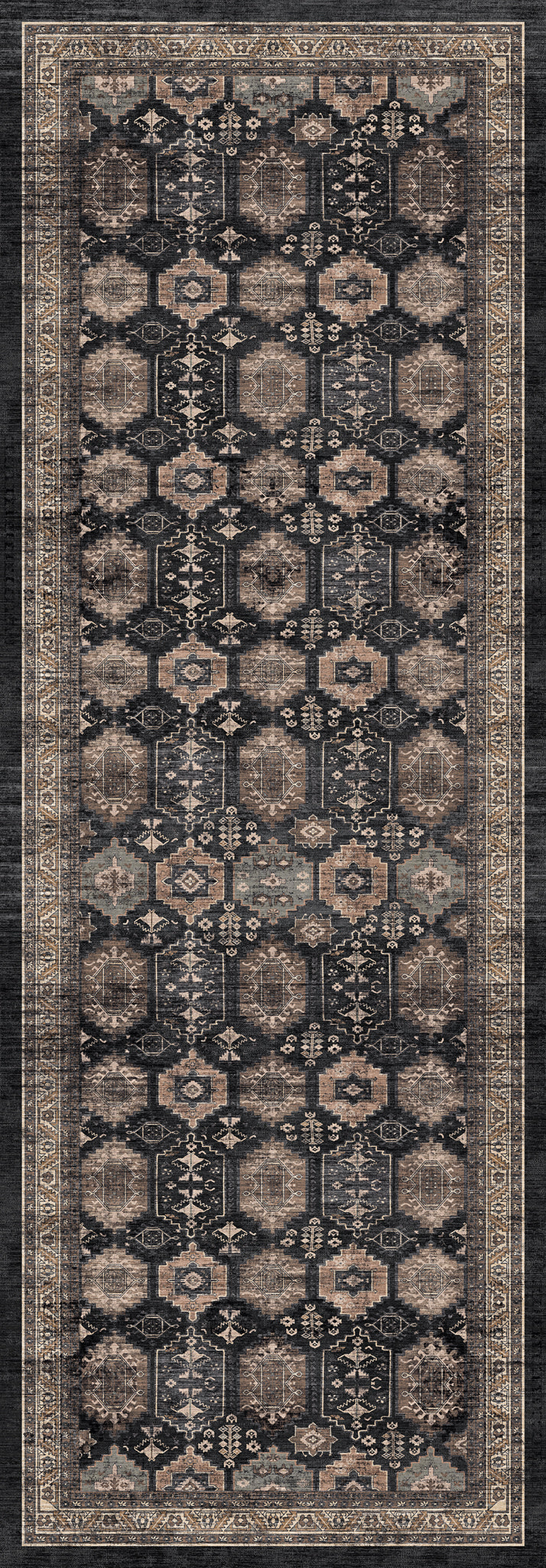 Asher Geometric Medallion Rug