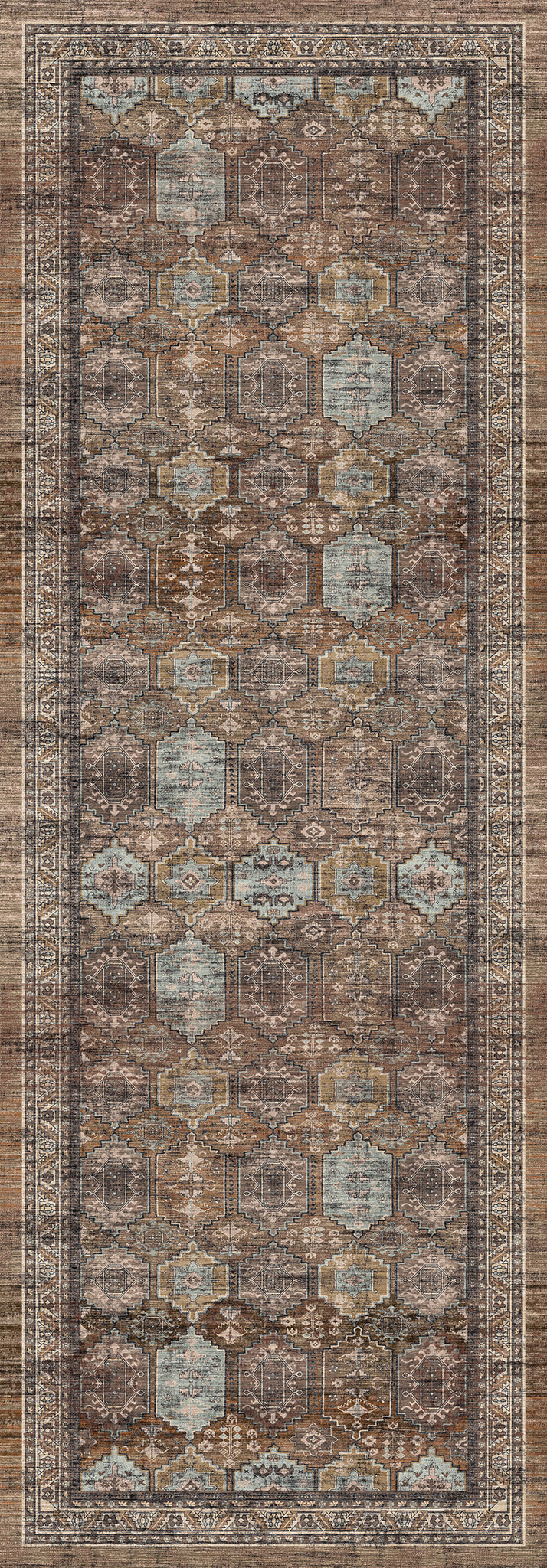 Asher Geometric Medallion Rug