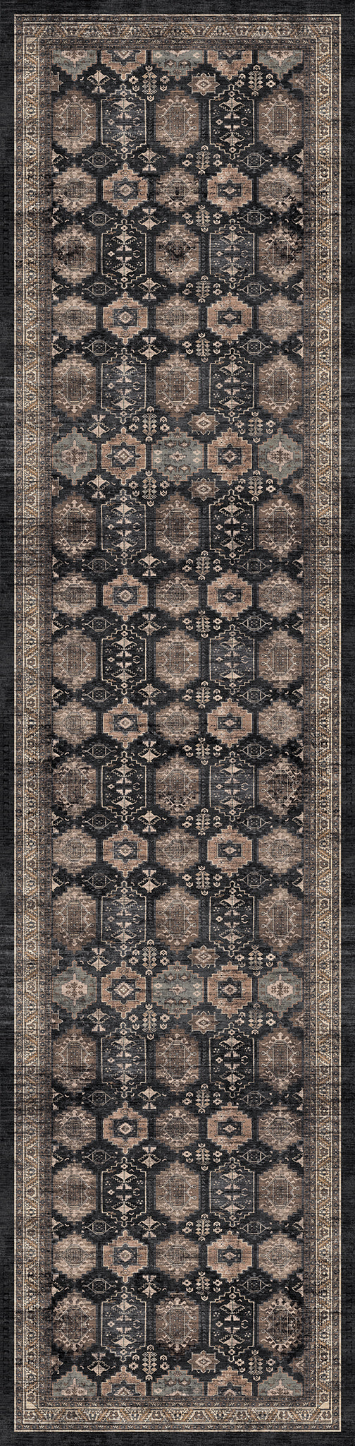 Asher Geometric Medallion Rug