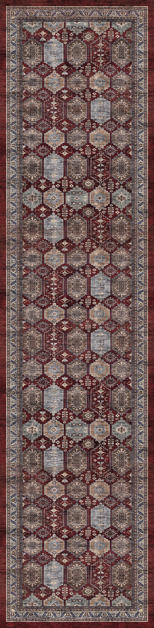 Asher Geometric Medallion Rug