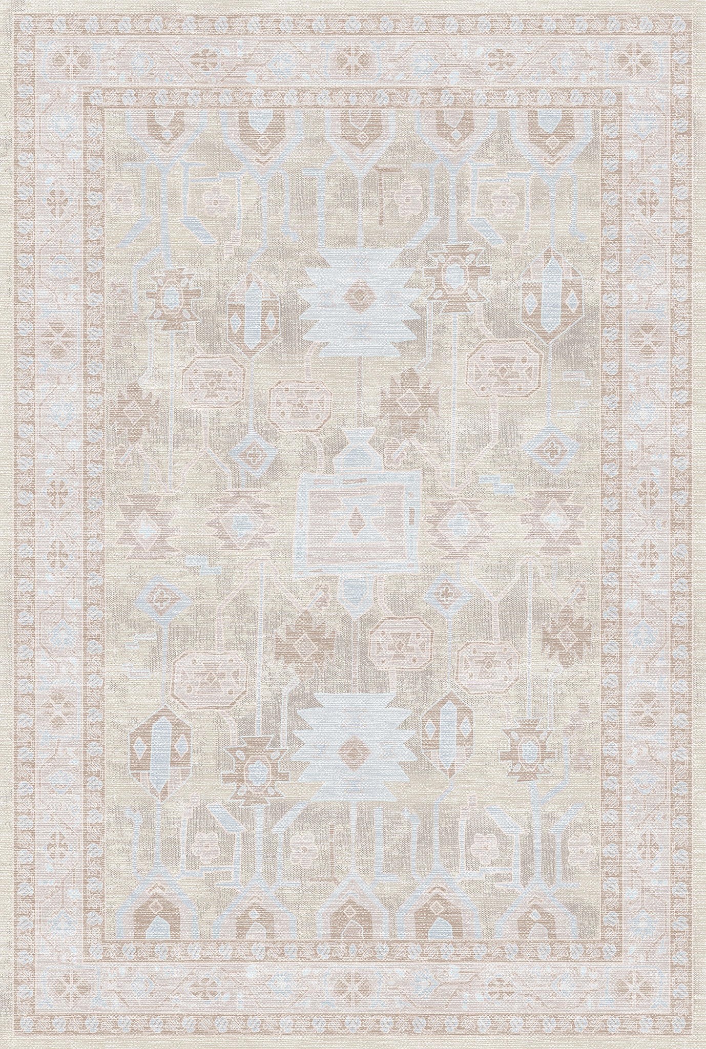 Idris Geometric Ornamental Rug