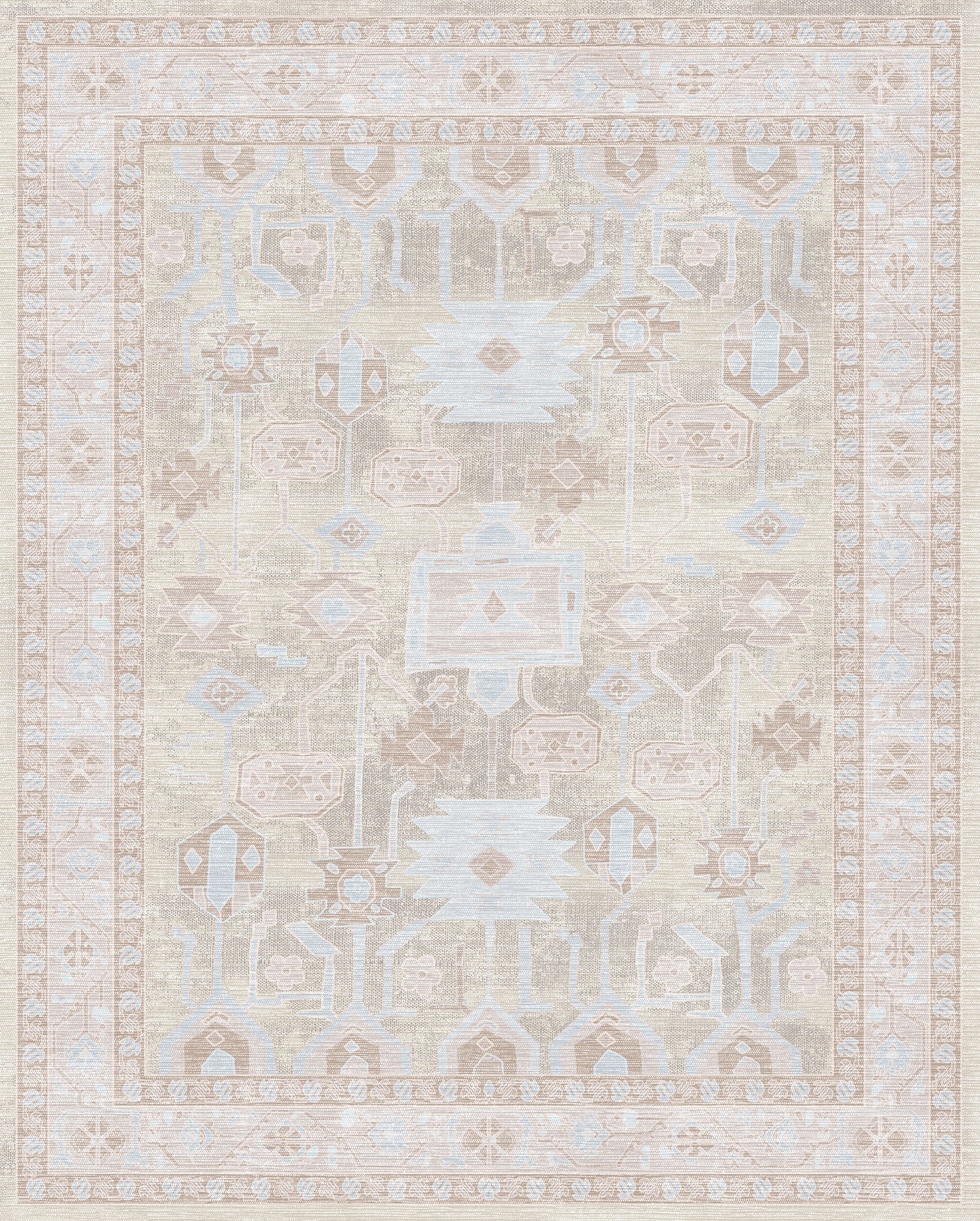 Idris Geometric Ornamental Rug