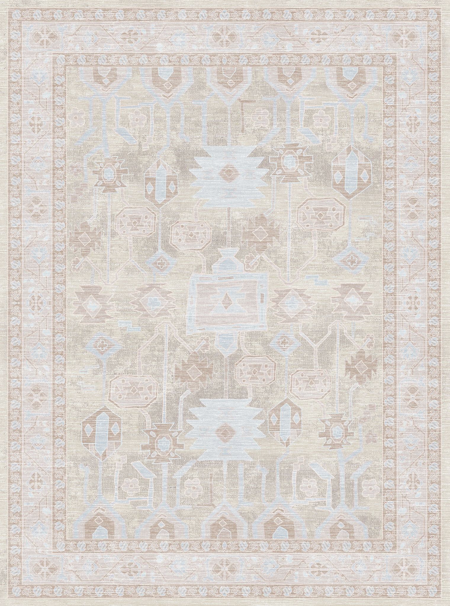 Idris Geometric Ornamental Rug