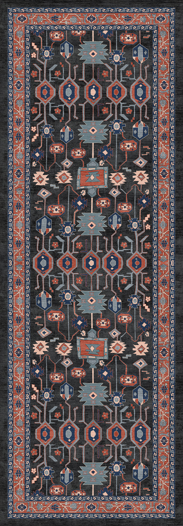 Idris Geometric Ornamental Rug