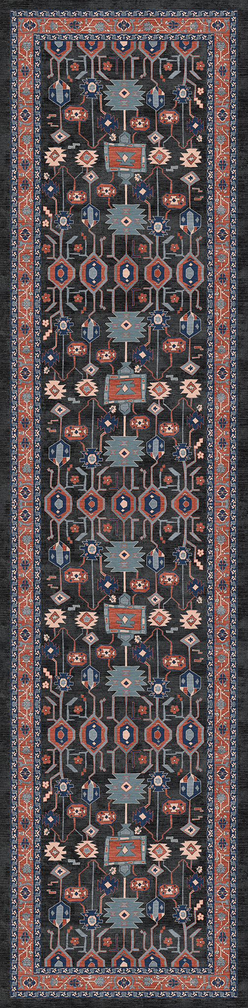 Idris Geometric Ornamental Rug