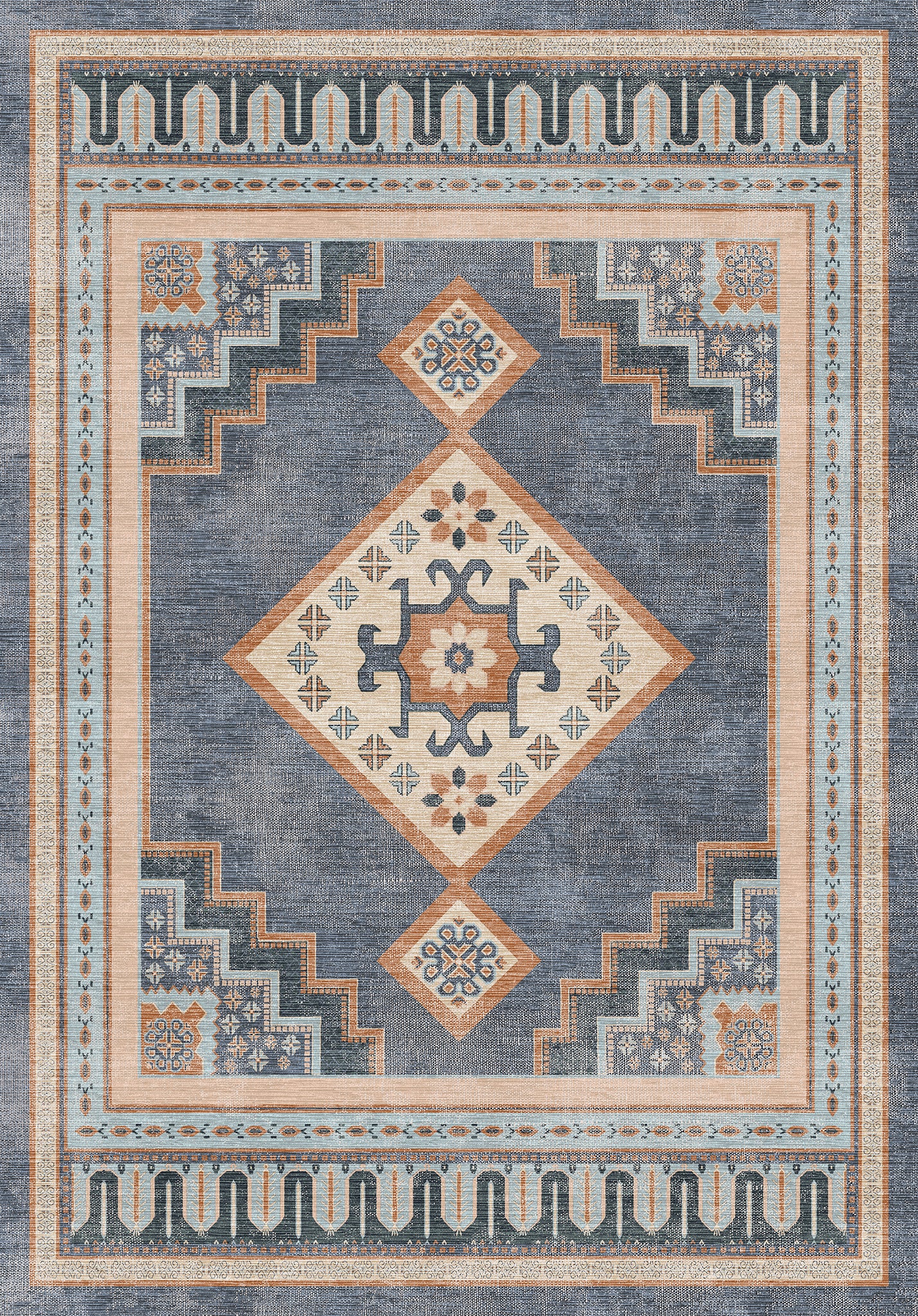 Selene Geometric Diamond Rug