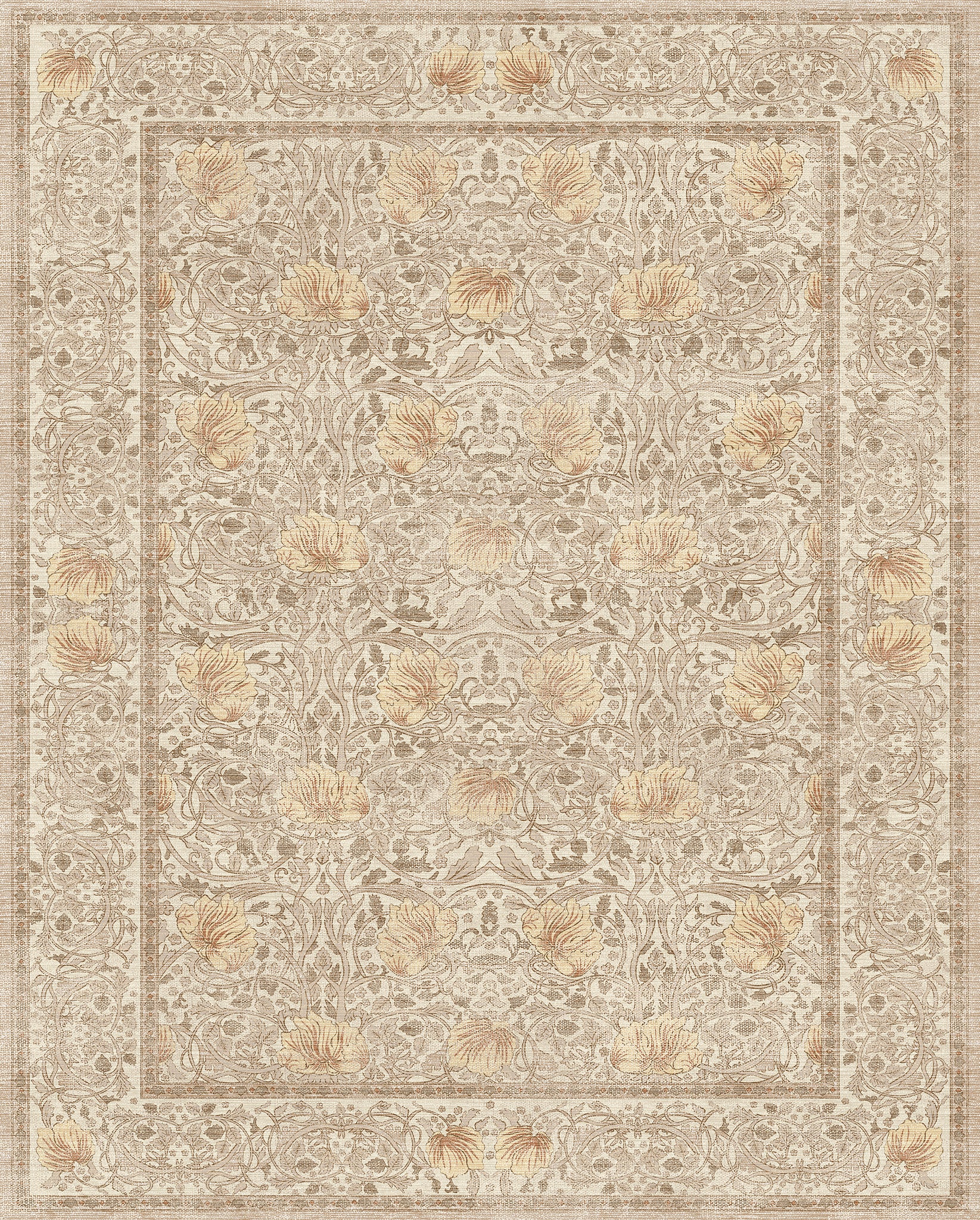 Florence Floral Ornamental Rug