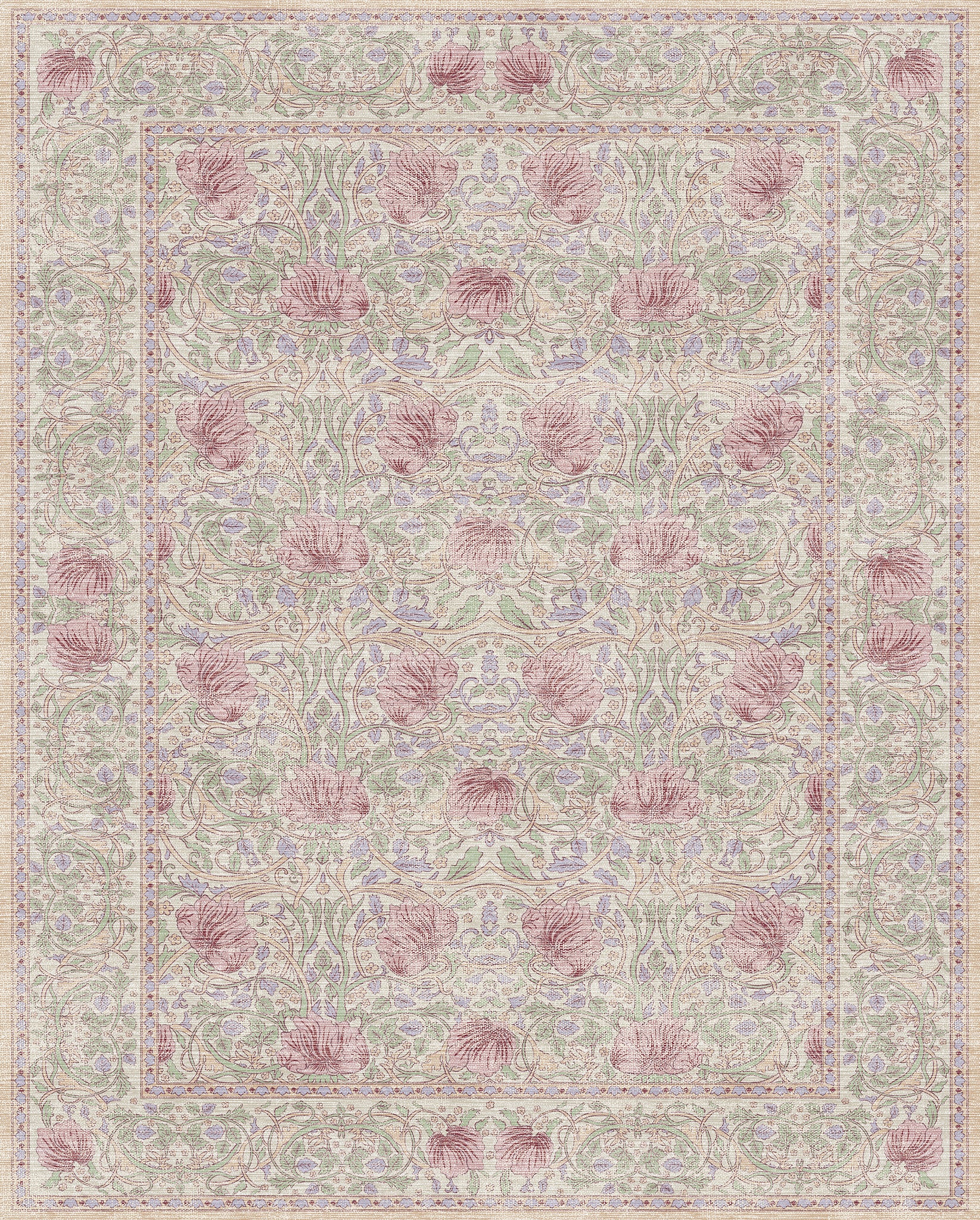 Florence Floral Ornamental Rug