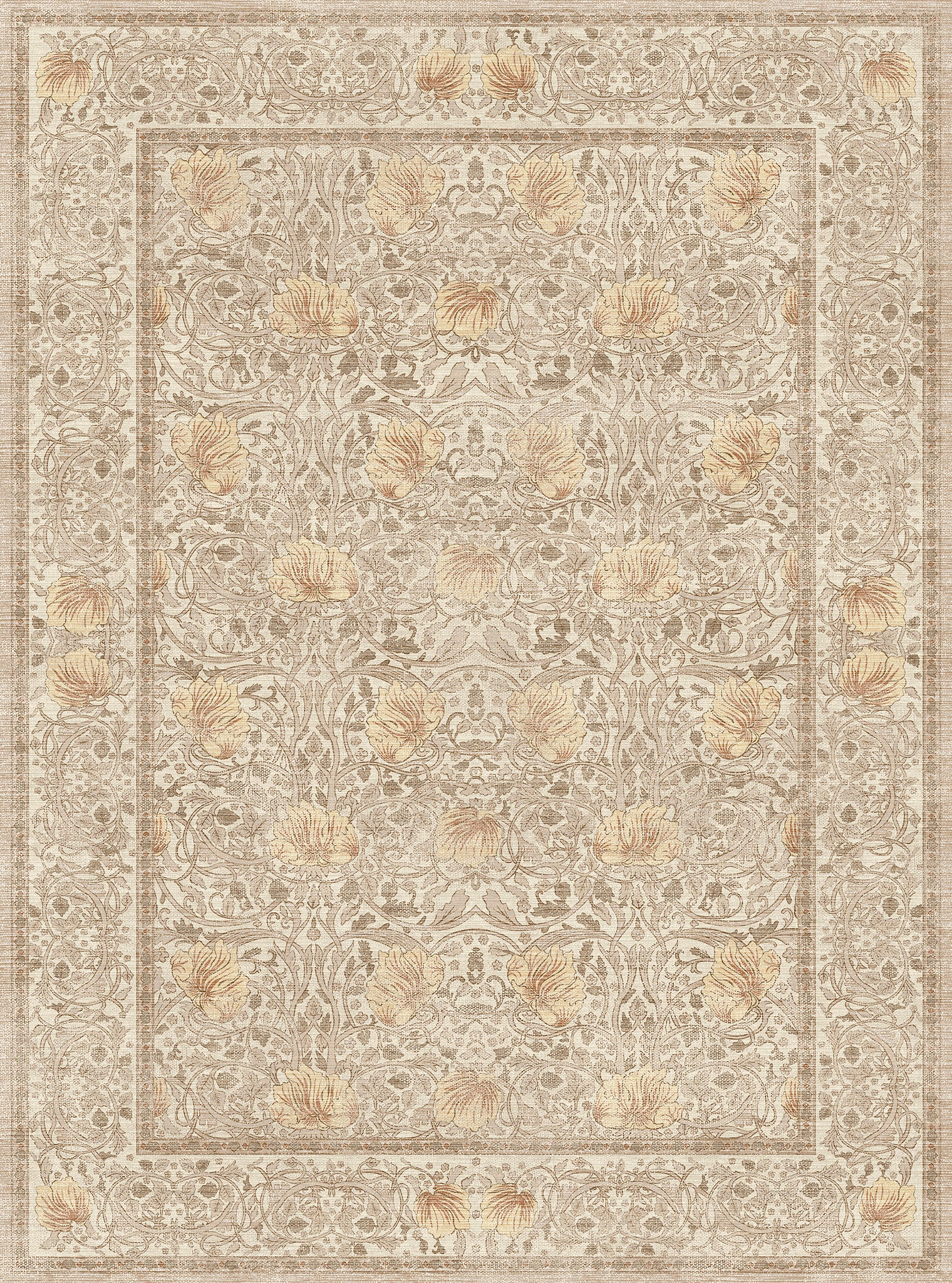 Florence Floral Ornamental Rug