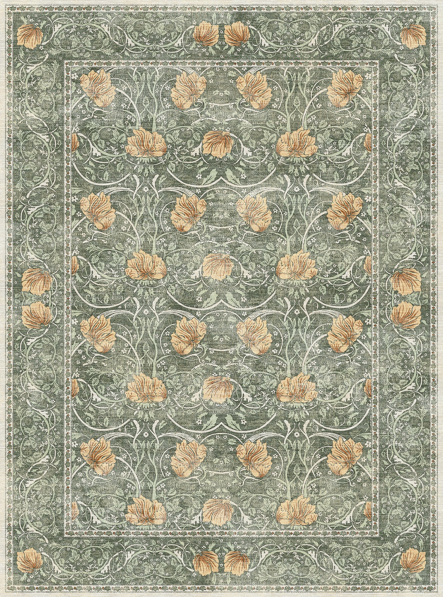 Florence Floral Ornamental Rug