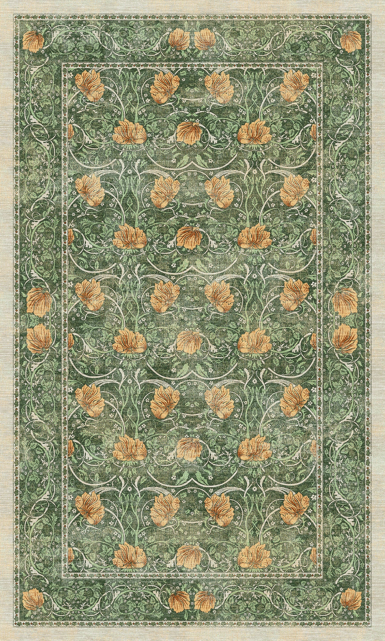 Florence Floral Ornamental Rug