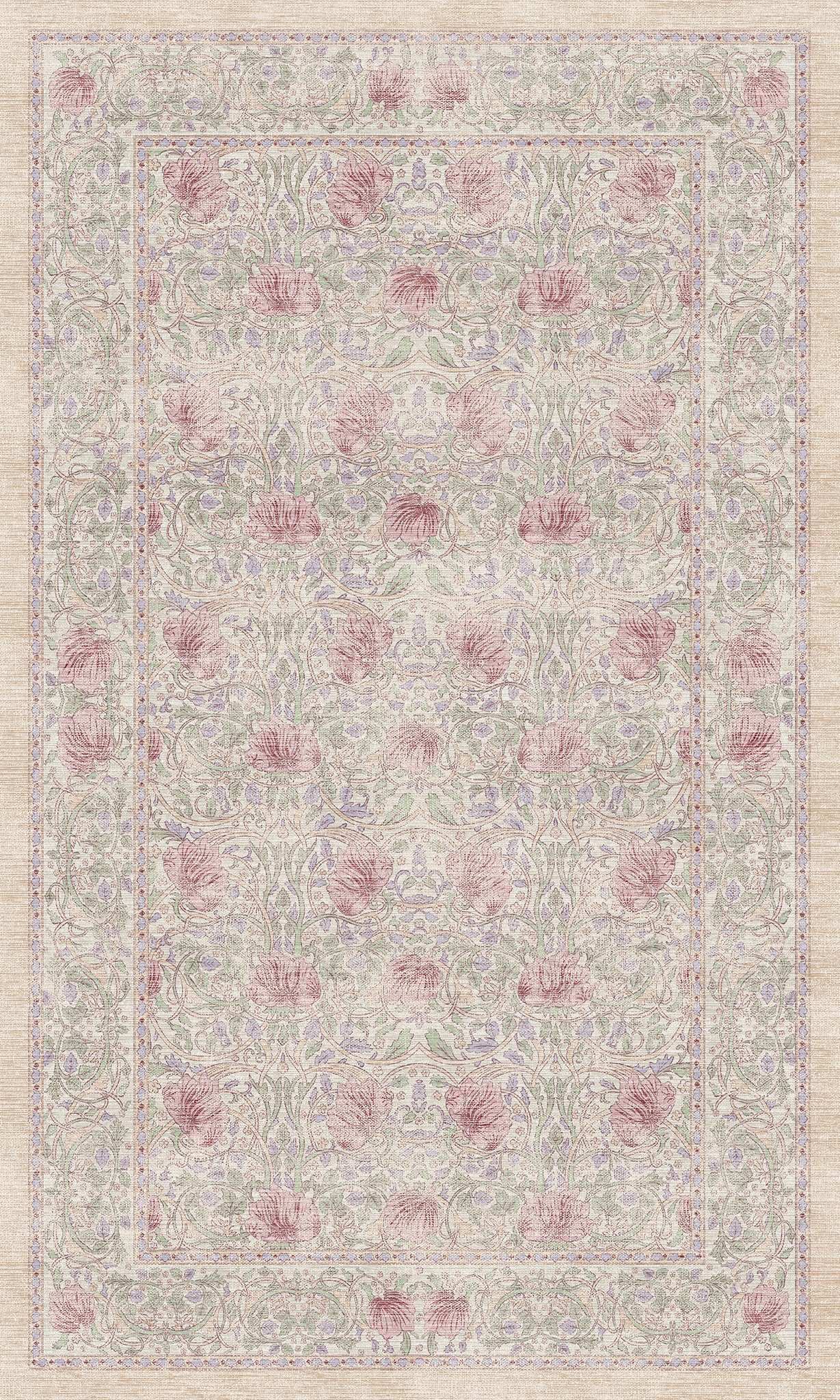 Florence Floral Ornamental Rug