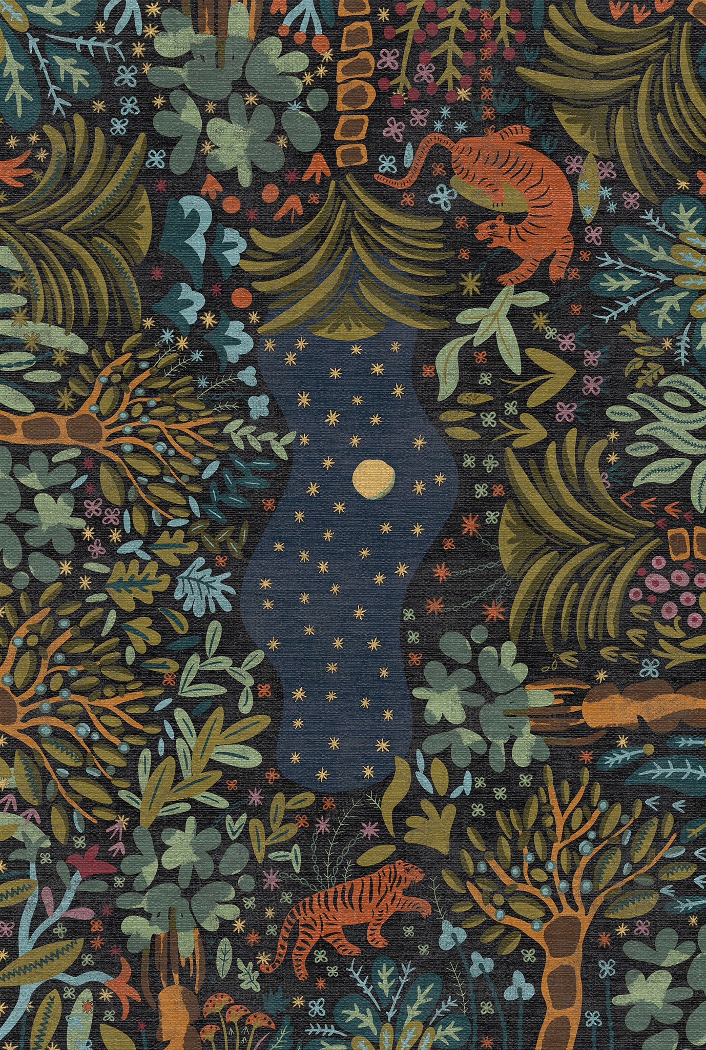 Liora Alfombra Inspirada en la Naturaleza Bosque
