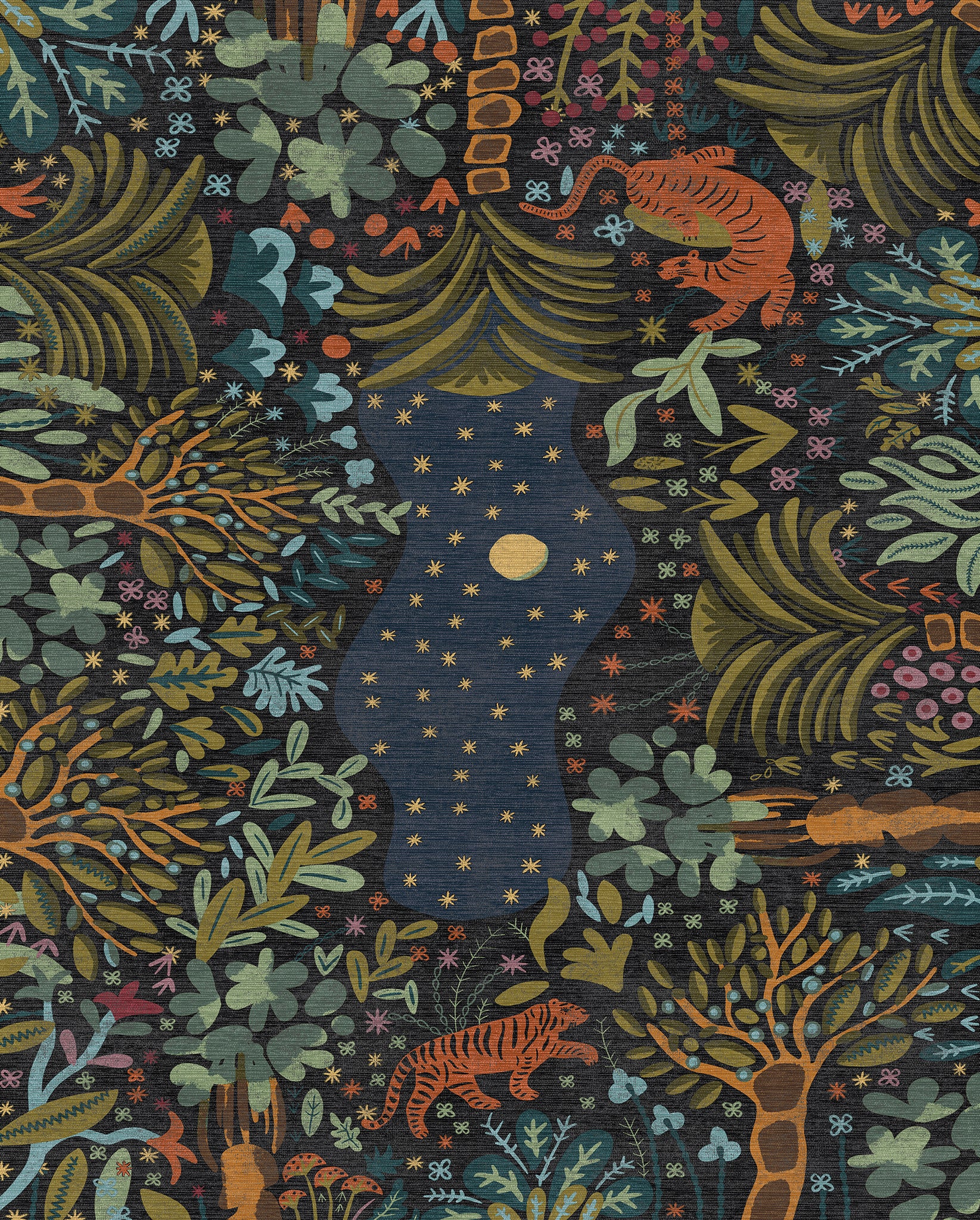 Liora Alfombra Inspirada en la Naturaleza Bosque