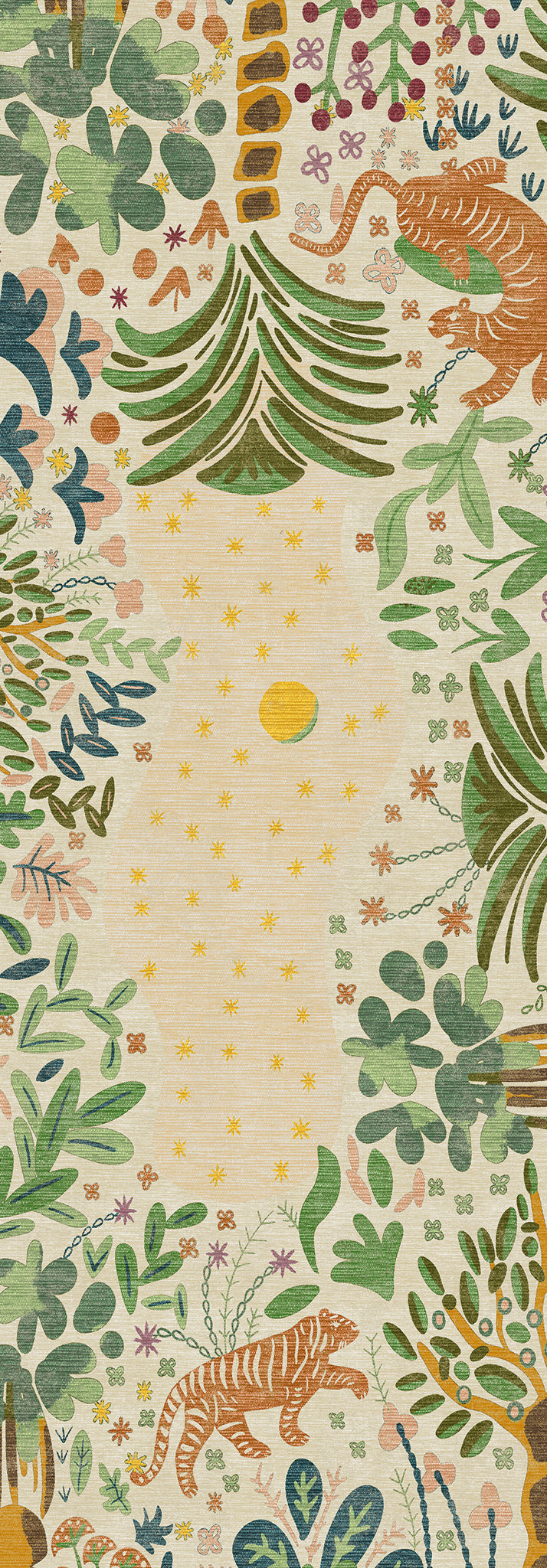 Liora Alfombra Inspirada en la Naturaleza Bosque