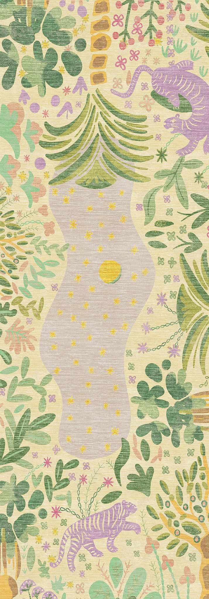 Liora Alfombra Inspirada en la Naturaleza Bosque