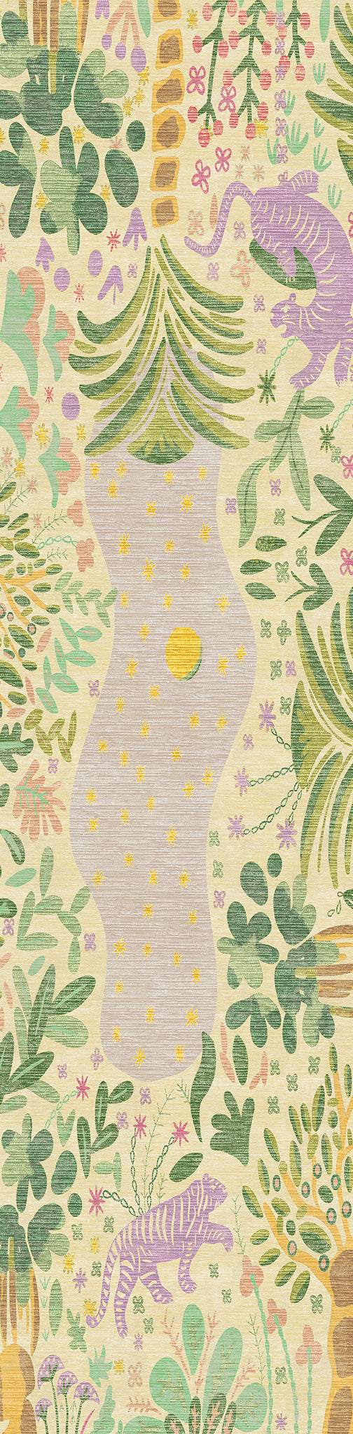 Liora Alfombra Inspirada en la Naturaleza Bosque